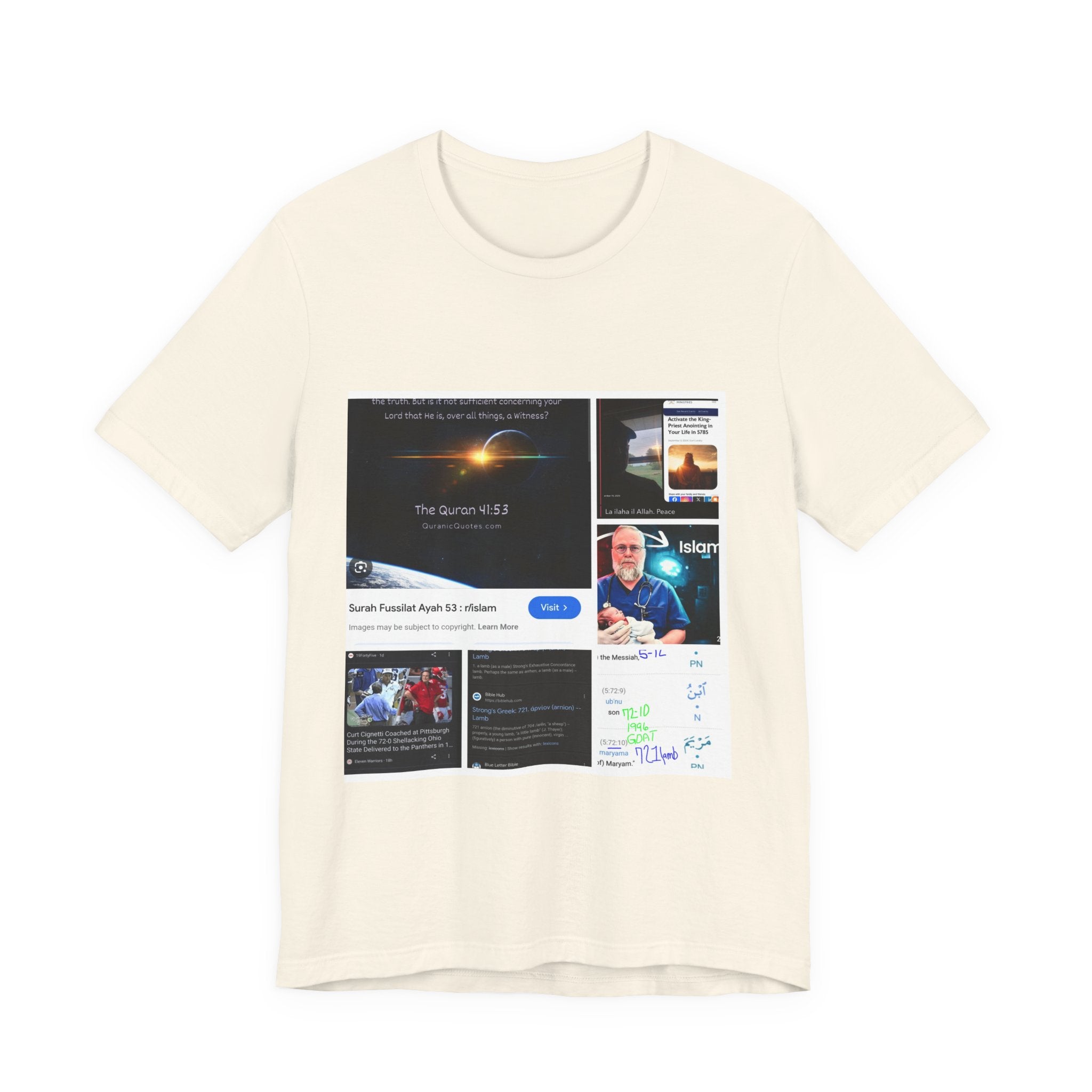 Screenshot Collage Tee — Tech Presentation & Notes Graphic T-Shirt