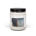 Scented Soy Candle — 9oz Jar with Custom Label (Travel Photo Design)