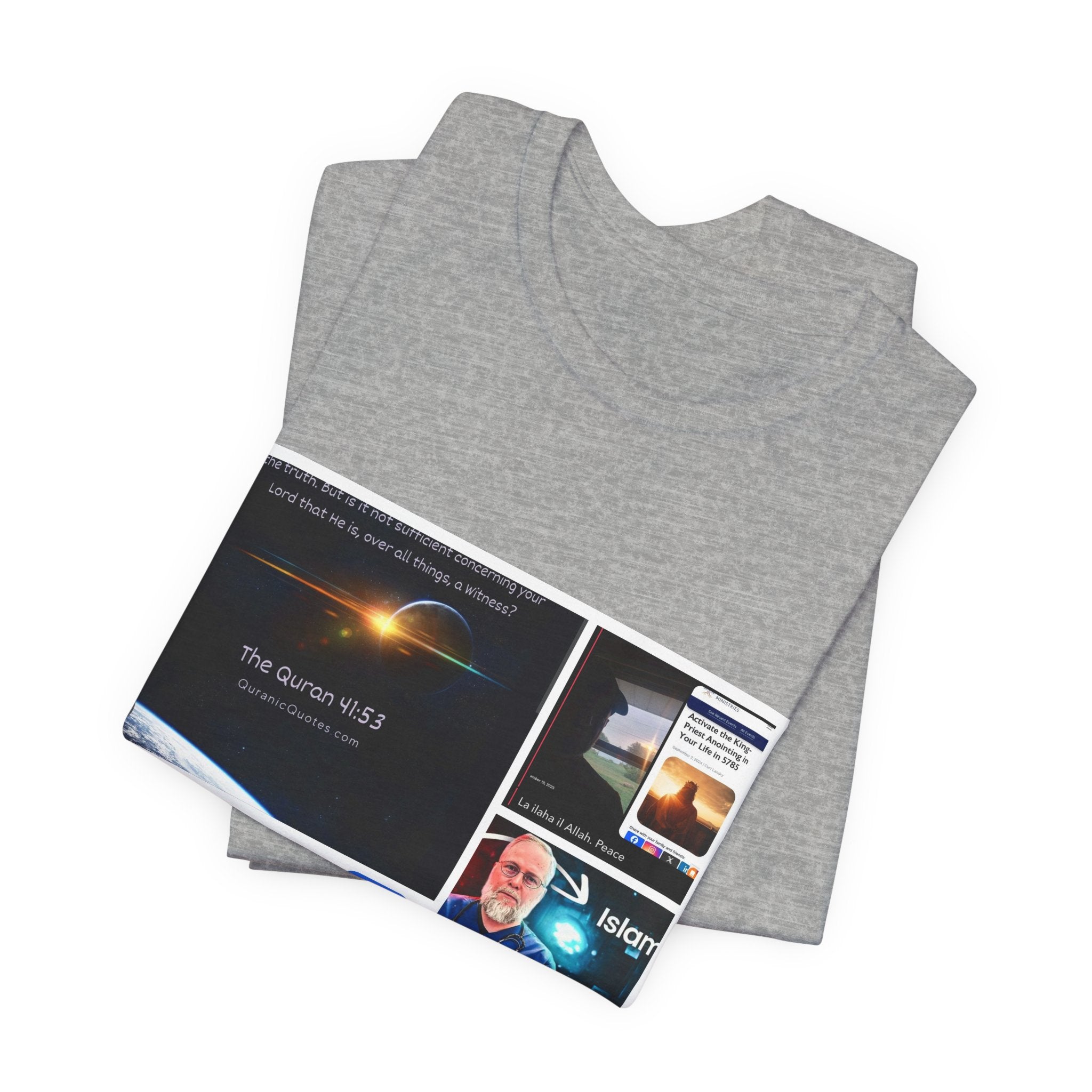 Screenshot Collage Tee — Tech Presentation & Notes Graphic T-Shirt