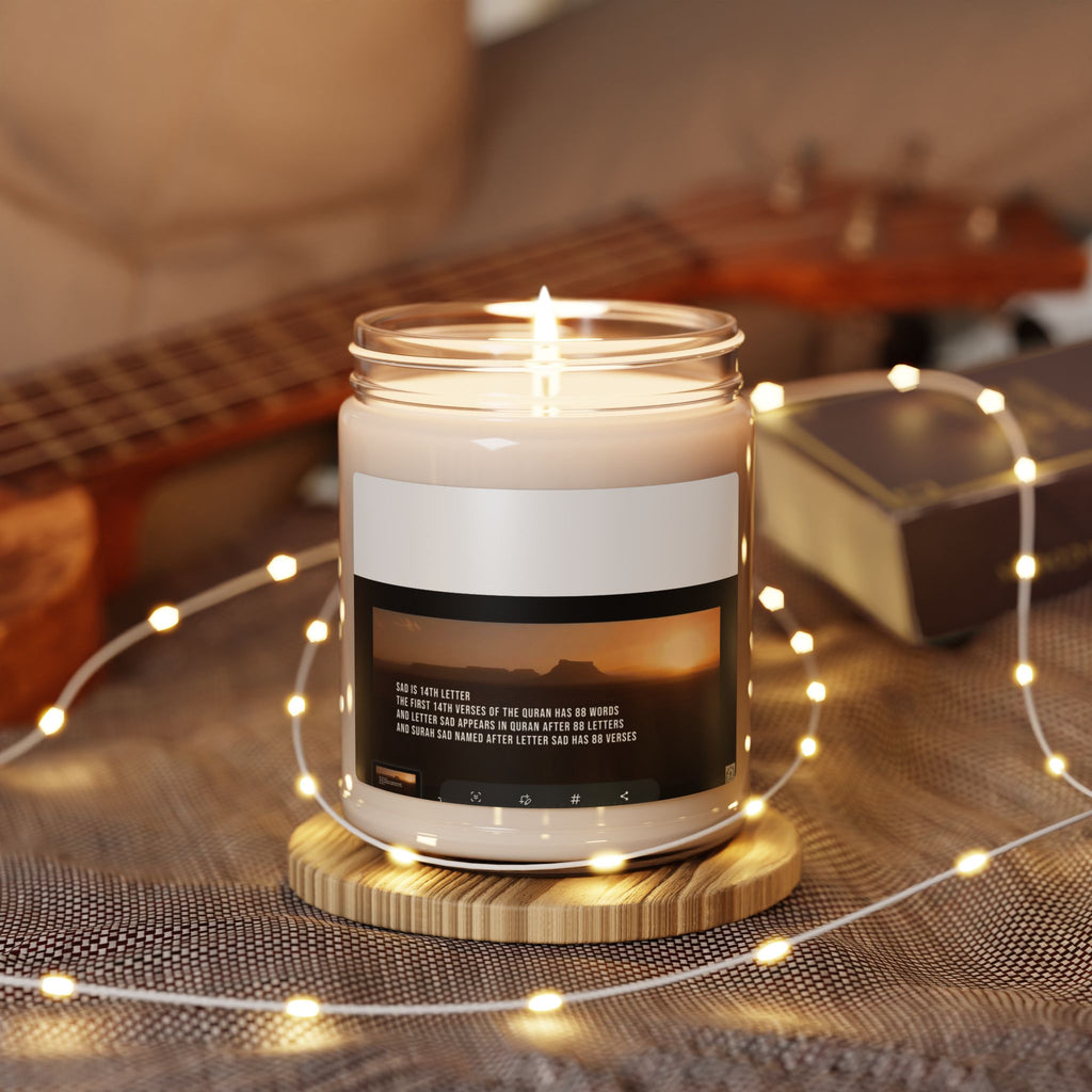9oz Scented Soy Candle — Warm Sunset Aroma (Jar Candle)