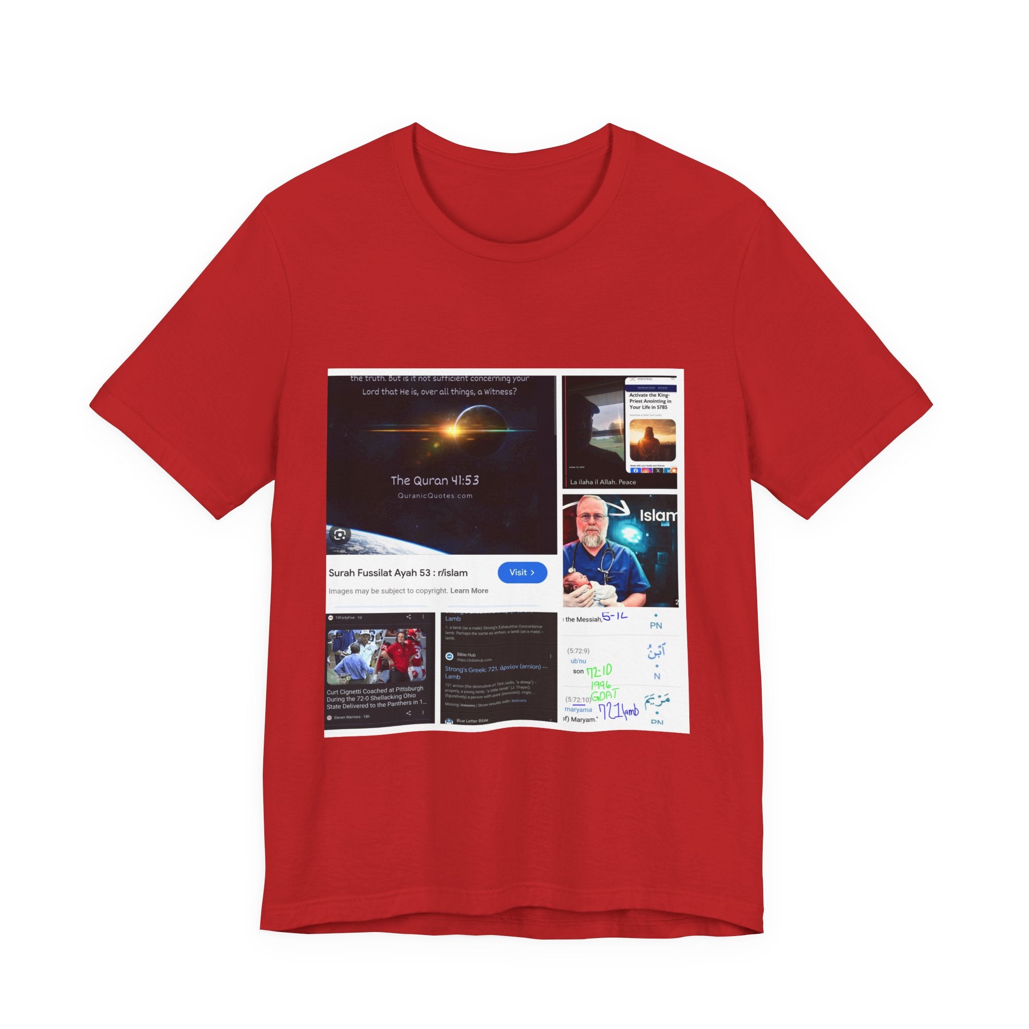 Screenshot Collage Tee — Tech Presentation & Notes Graphic T-Shirt
