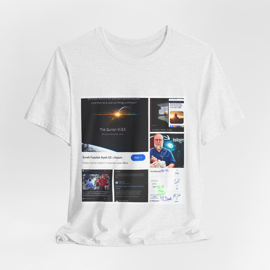 Screenshot Collage Tee — Tech Presentation & Notes Graphic T-Shirt