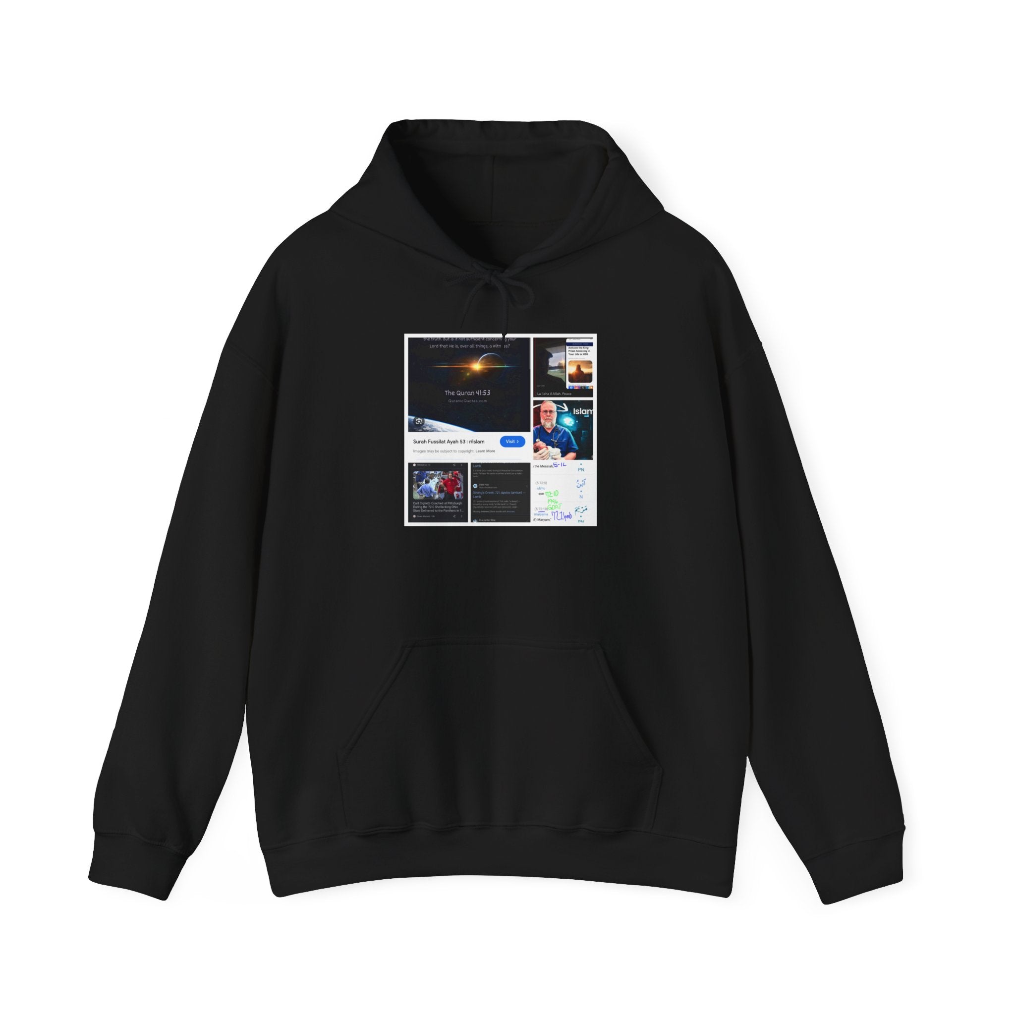 Hoodie with Internet Meme Collage Print – Viral Screenshot Graphic Pullover