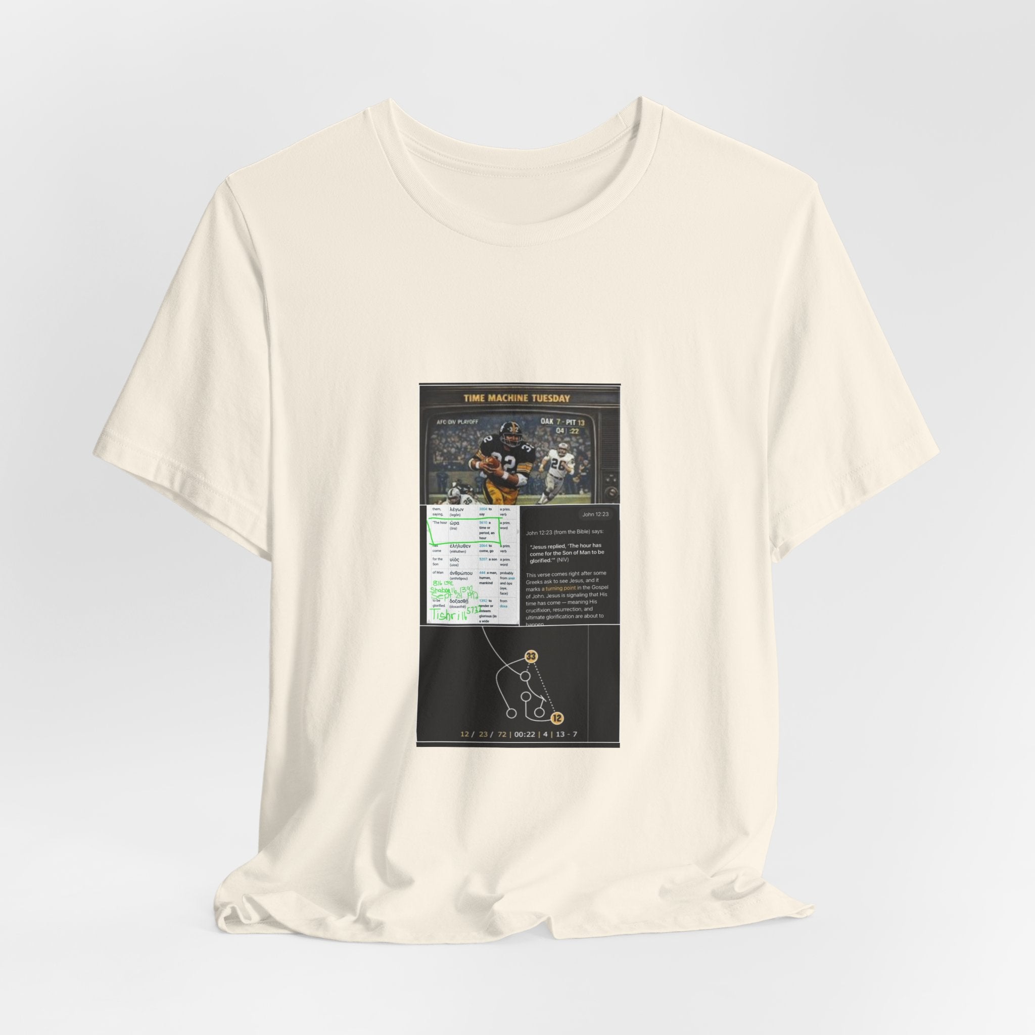 Football Playbook Tee — Game Strategy Diagram Shirt