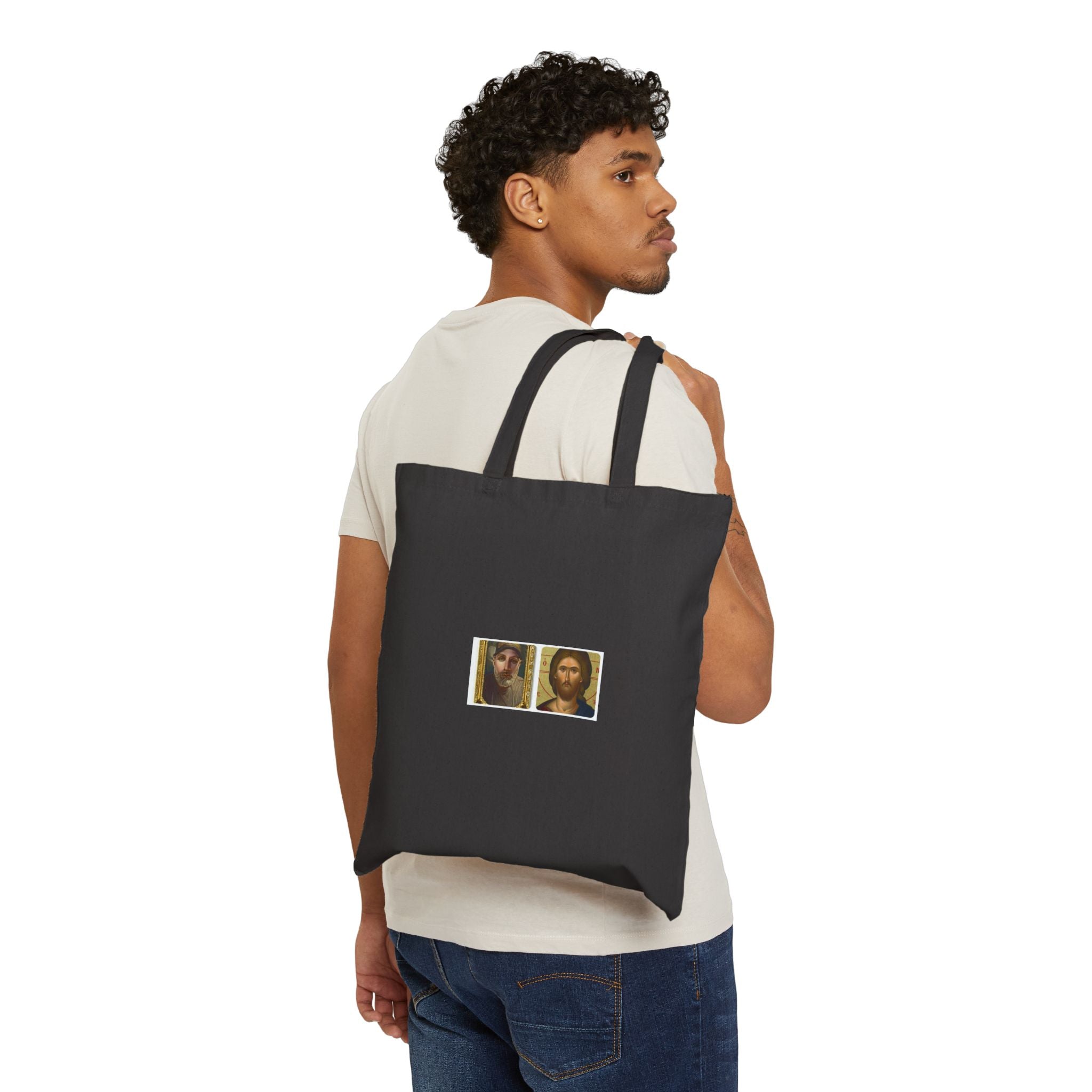 Tote Bag — Vintage Renaissance Faces Canvas Tote