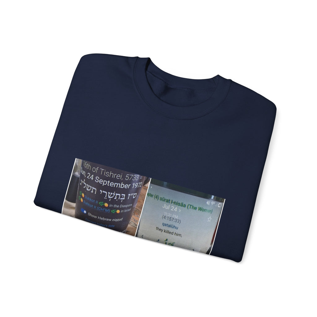 Crewneck Sweatshirt — Vintage Travel Poster Collage
