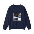 Crewneck Sweatshirt with Collage Print — Internet Meme & Screen Capture Design