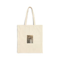 Canvas Tote Bag with Vintage Photo Print – Retro Snapshot Market Tote
