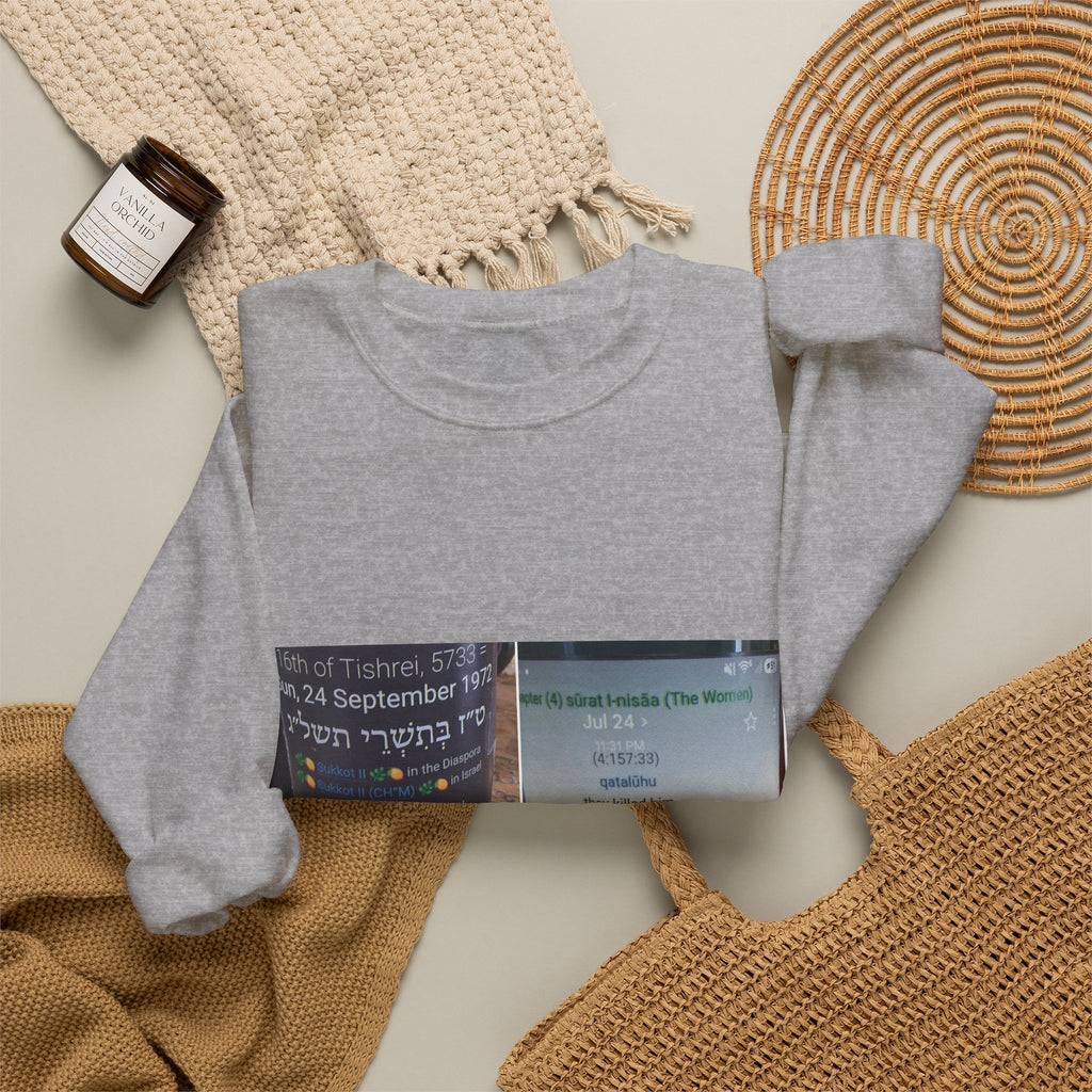 Crewneck Sweatshirt — Vintage Travel Poster Collage