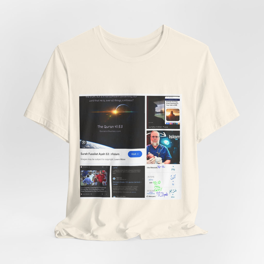Screenshot Collage Tee — Tech Presentation & Notes Graphic T-Shirt