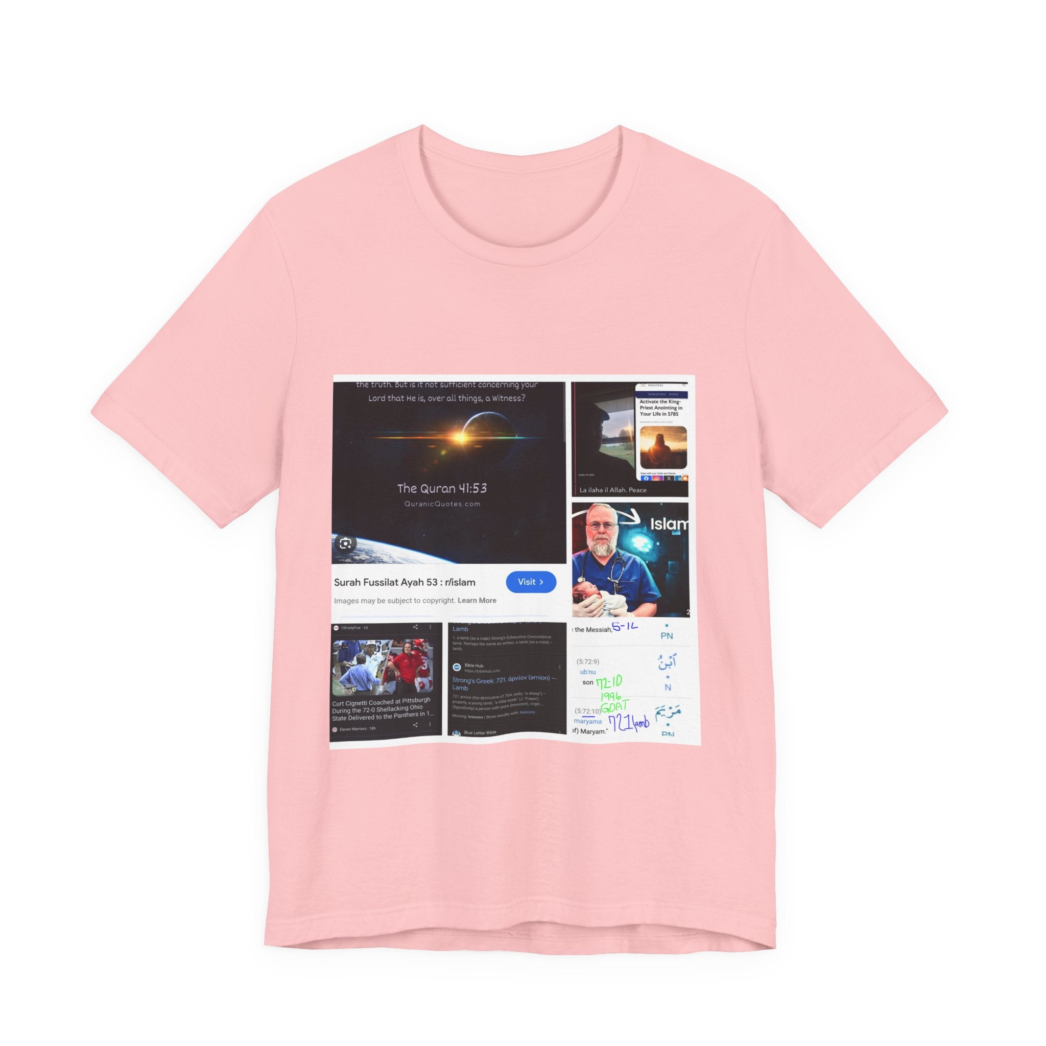 Screenshot Collage Tee — Tech Presentation & Notes Graphic T-Shirt