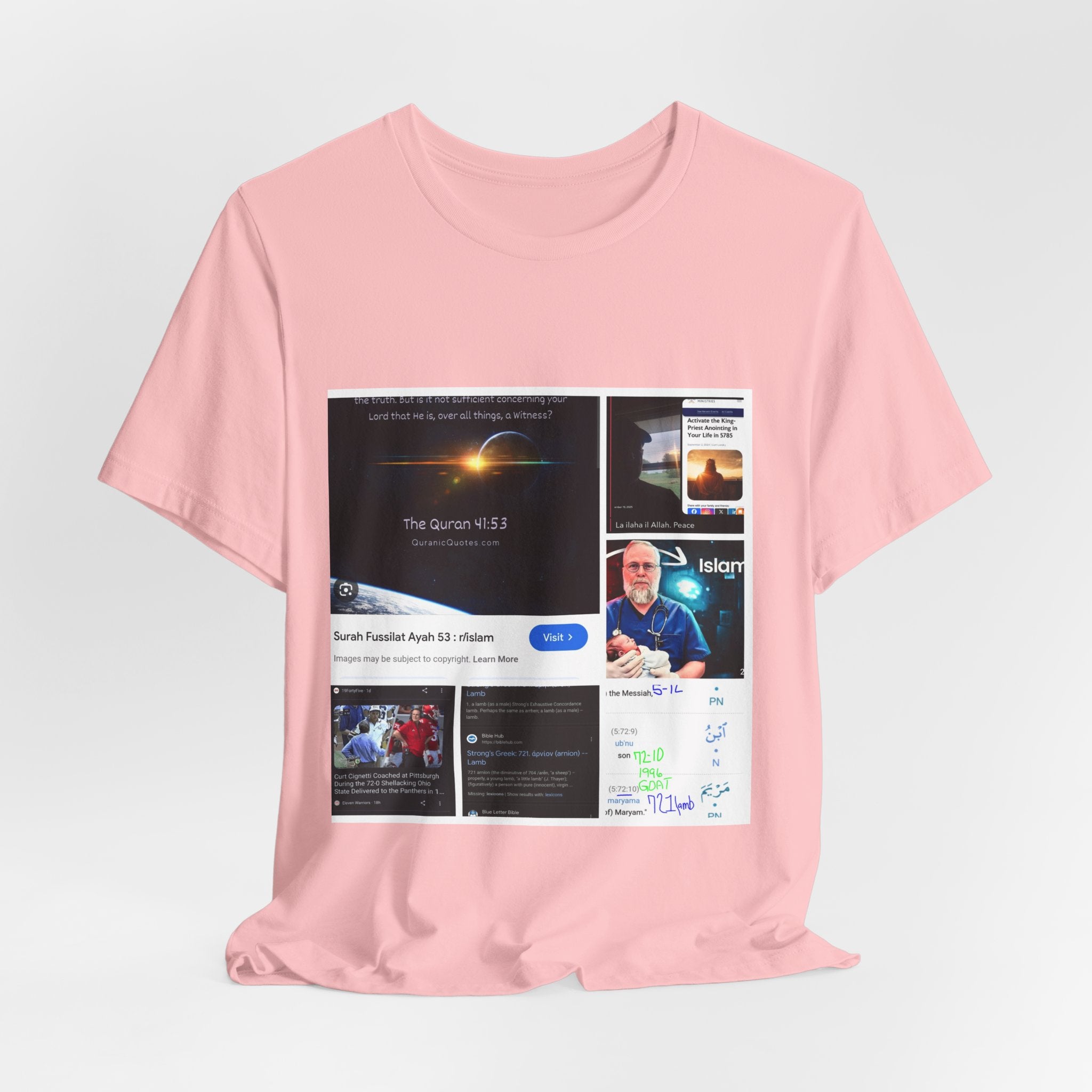 Screenshot Collage Tee — Tech Presentation & Notes Graphic T-Shirt