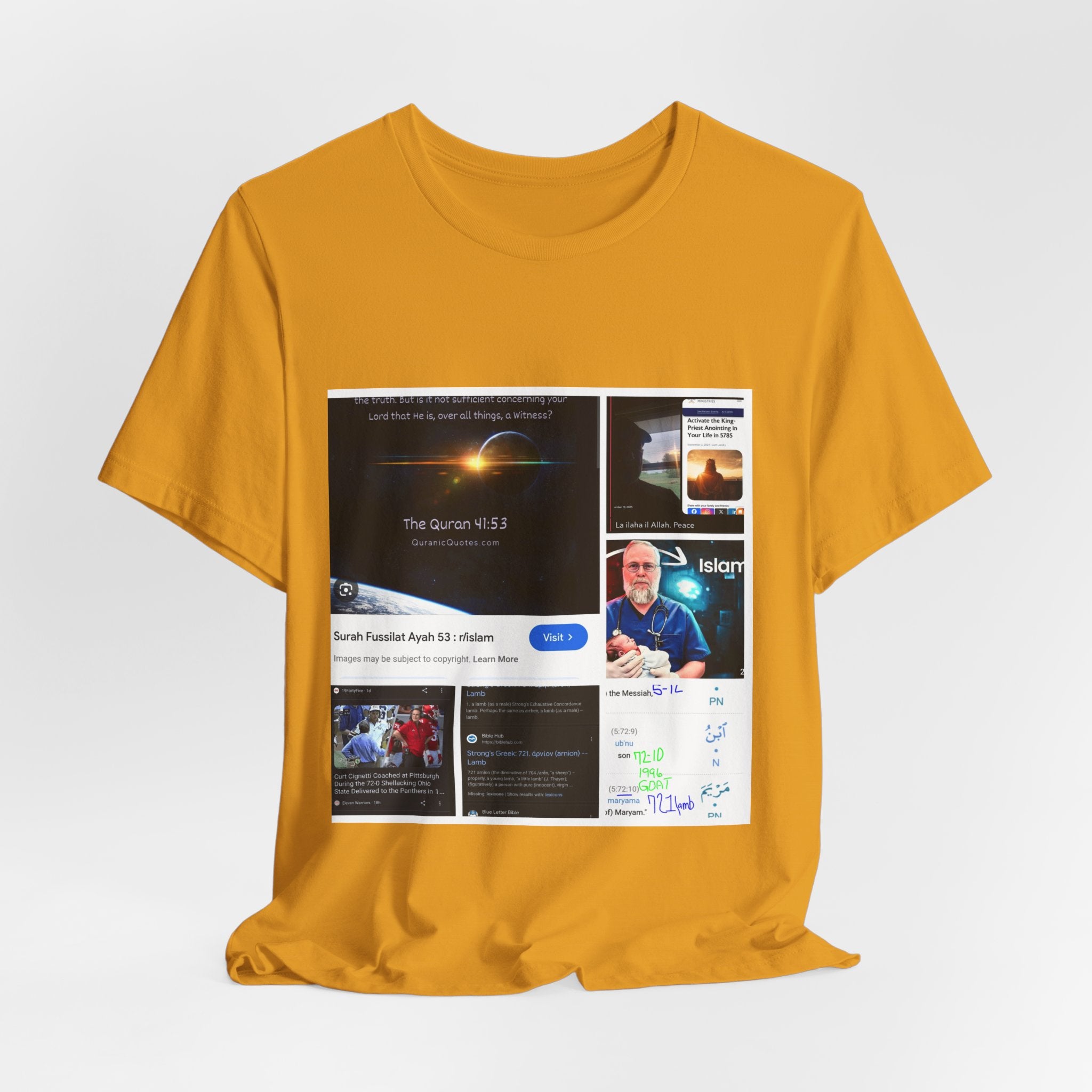 Screenshot Collage Tee — Tech Presentation & Notes Graphic T-Shirt