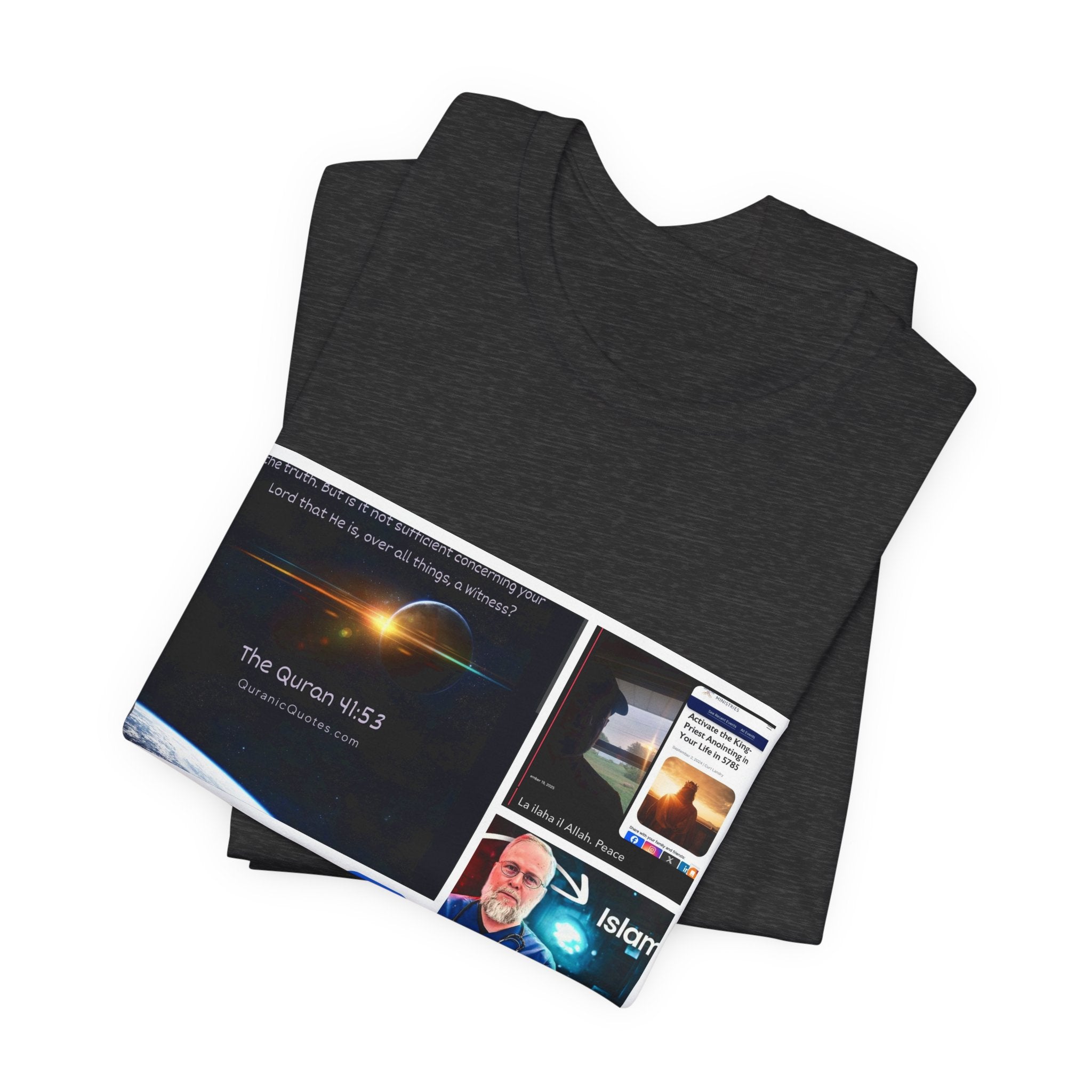 Screenshot Collage Tee — Tech Presentation & Notes Graphic T-Shirt