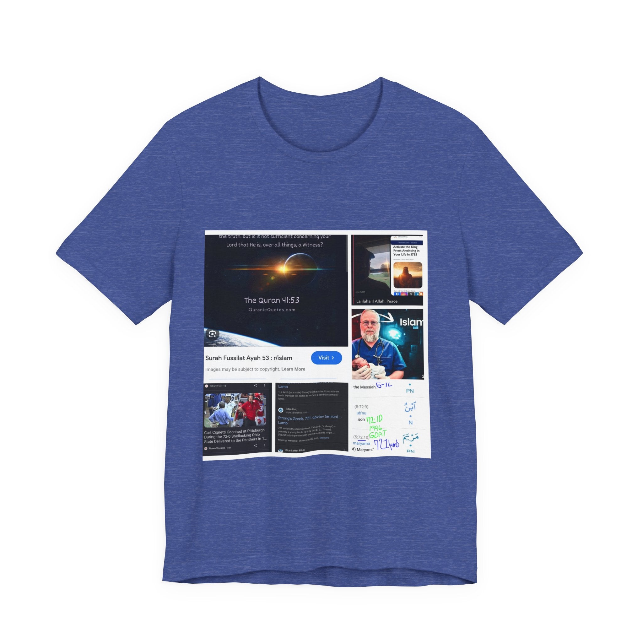 Screenshot Collage Tee — Tech Presentation & Notes Graphic T-Shirt