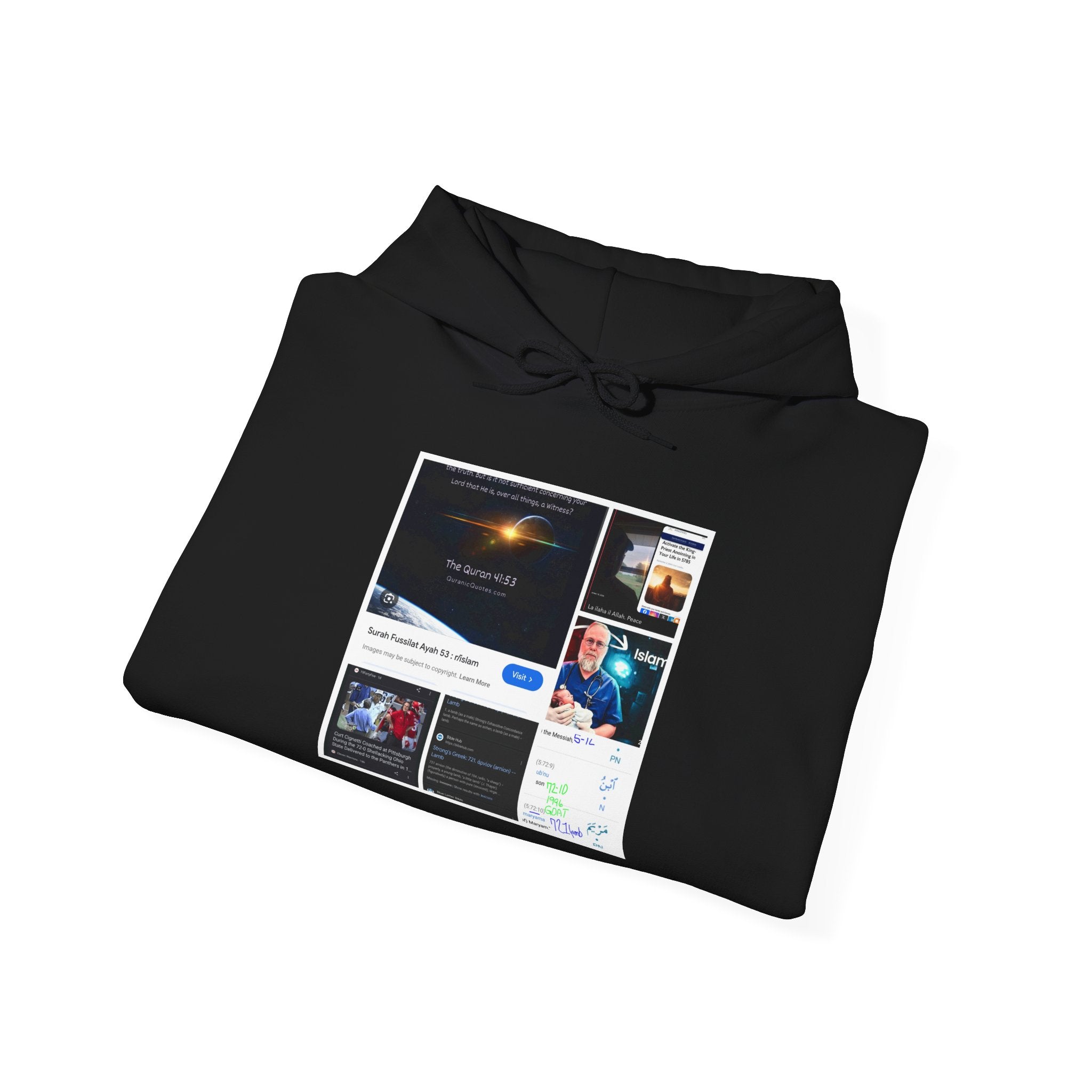 Hoodie with Internet Meme Collage Print – Viral Screenshot Graphic Pullover