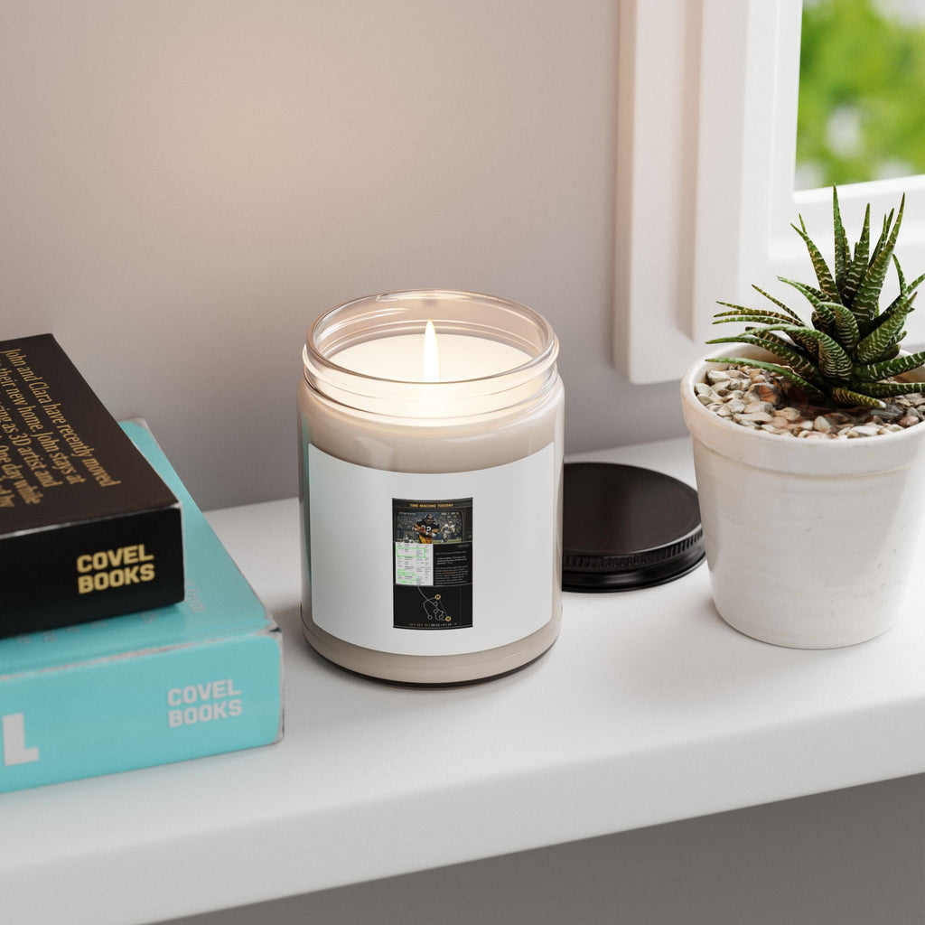 9oz Scented Soy Candle — Clean Jar Candle with Custom Label (Aromatic Home Fragrance)