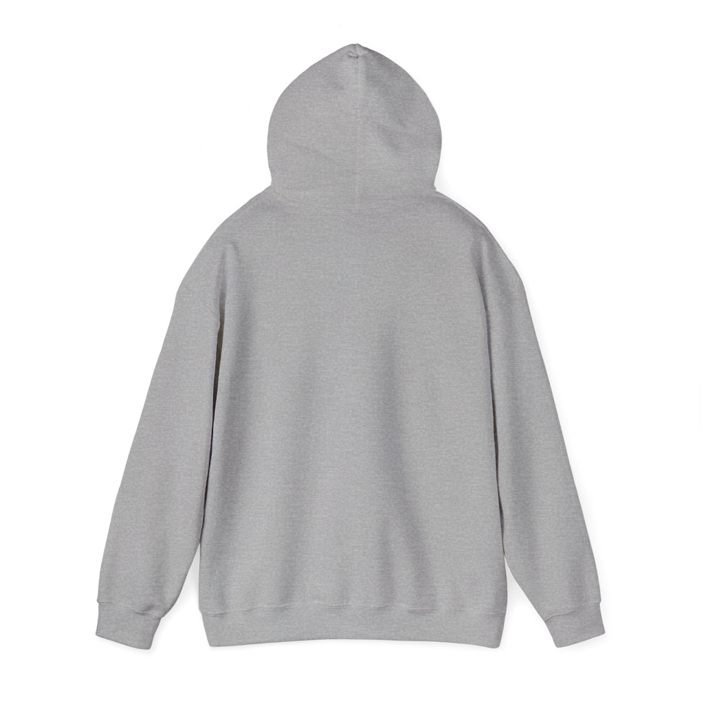 Cozy White Hoodie with Graphic Map & Text Panel — Urban Explorer Vibes