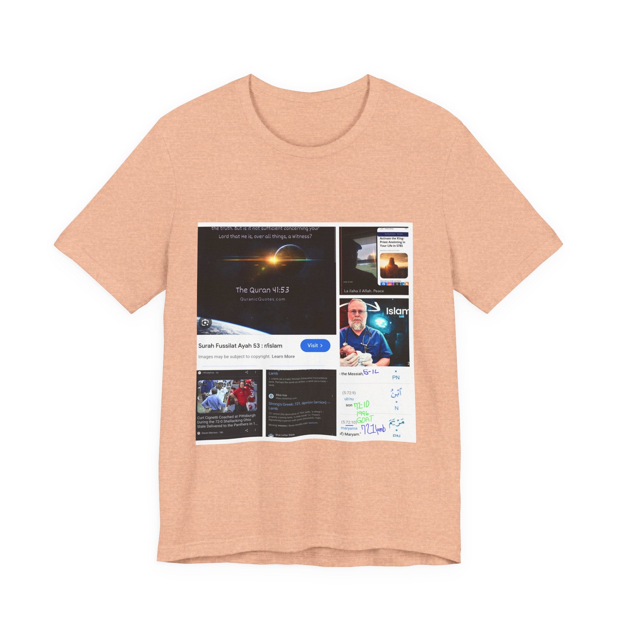 Screenshot Collage Tee — Tech Presentation & Notes Graphic T-Shirt