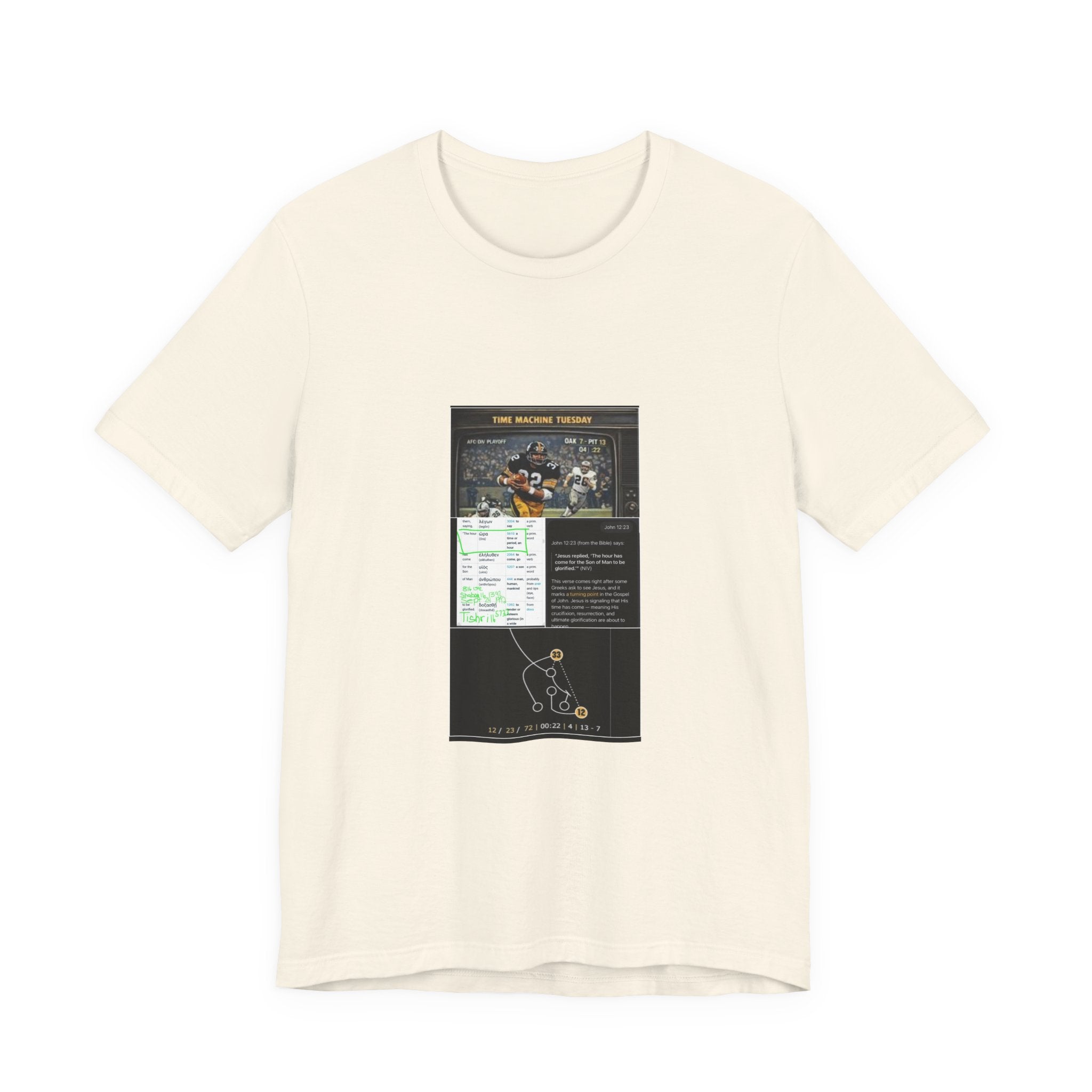 Football Playbook Tee — Game Strategy Diagram Shirt