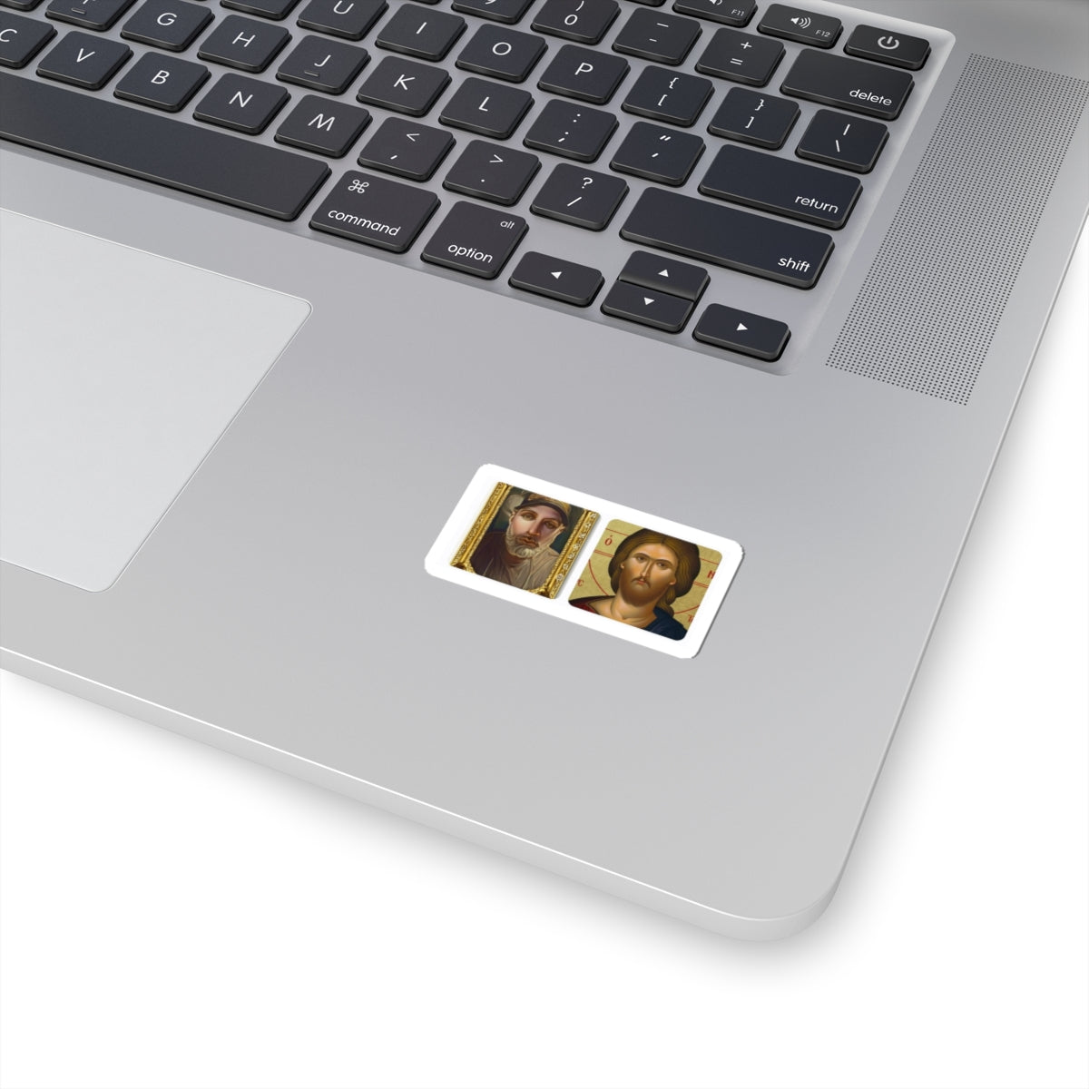 Christian Icon Sticker Set — Jesus & Saint Portrait Kiss-Cut Stickers