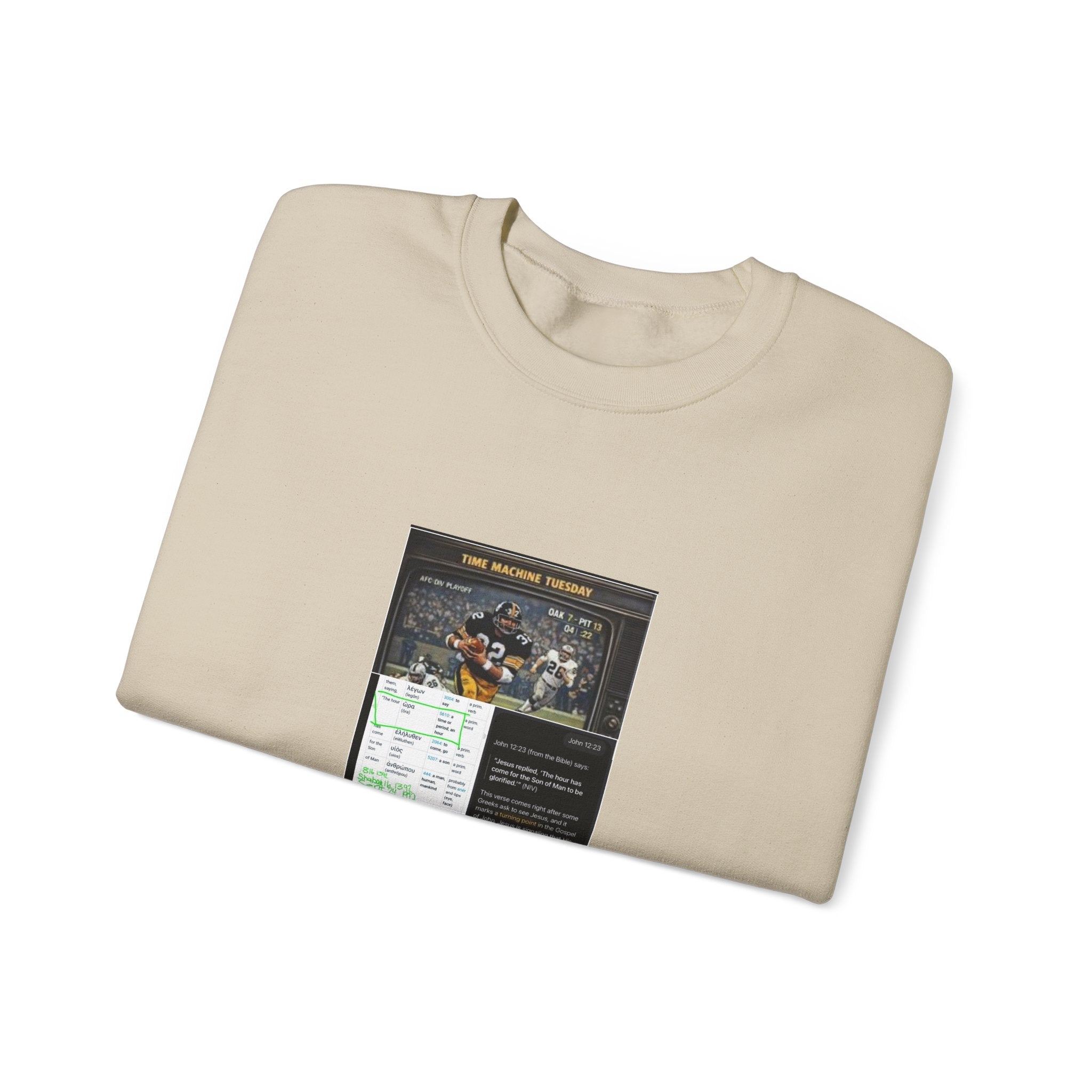 Crewneck Sweatshirt — Nostalgic Game Night Poster Design