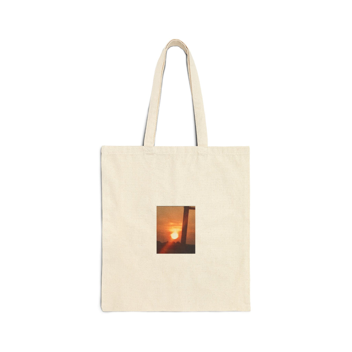 Sunset Window Canvas Tote