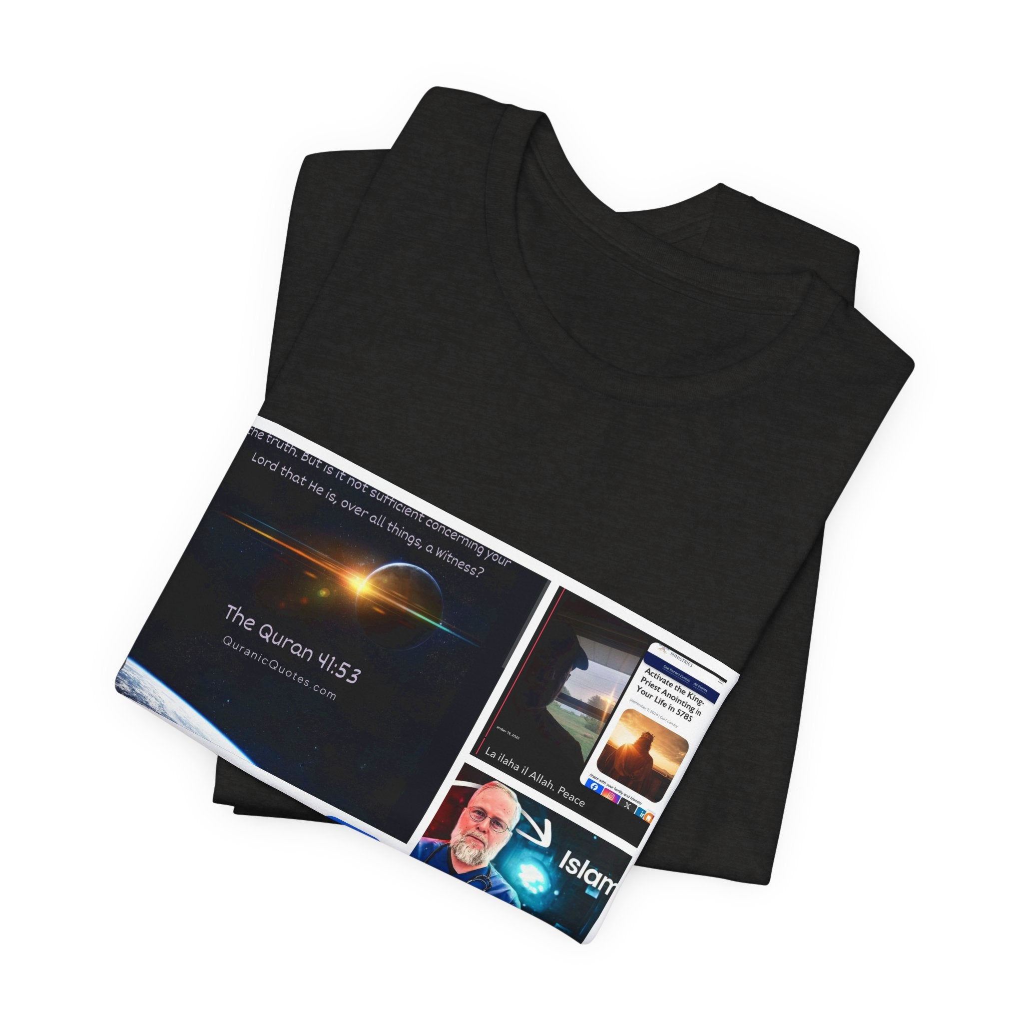 Screenshot Collage Tee — Tech Presentation & Notes Graphic T-Shirt