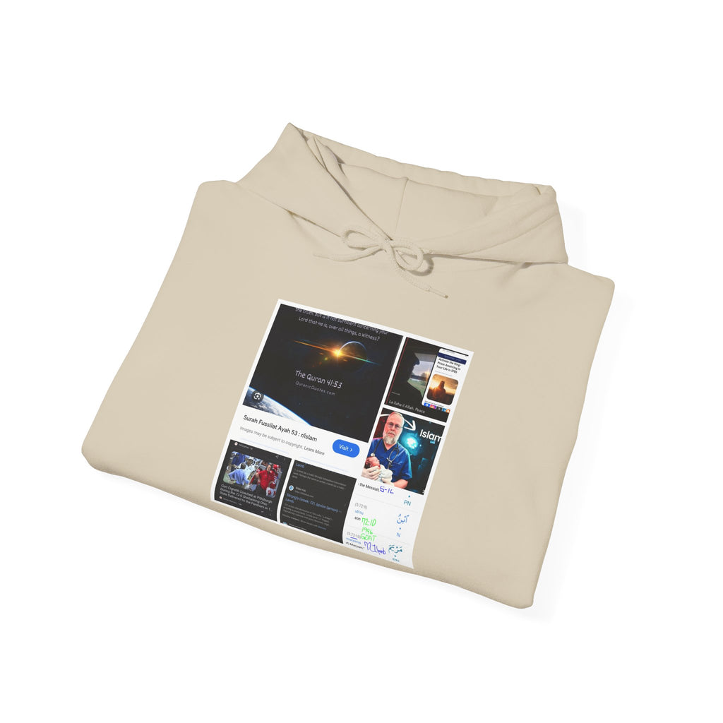 Hoodie with Internet Meme Collage Print – Viral Screenshot Graphic Pullover