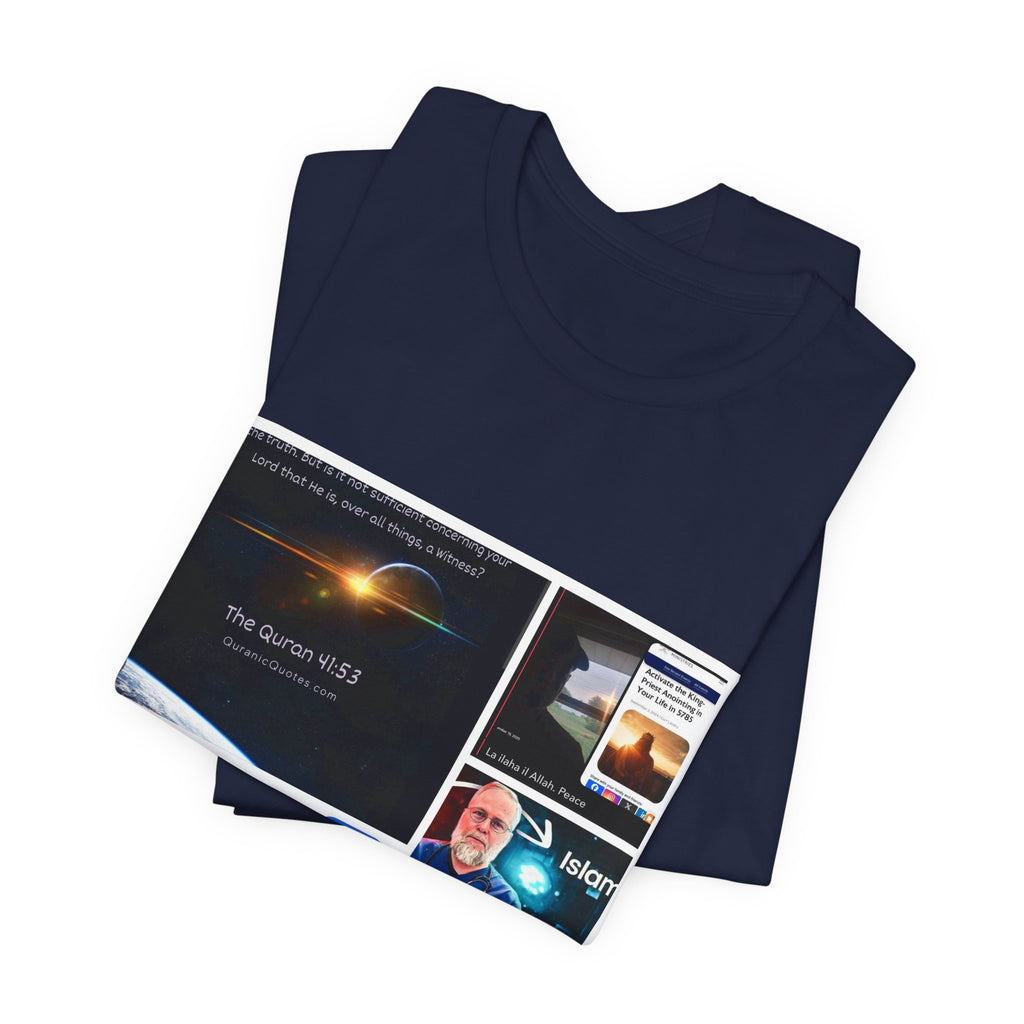 Screenshot Collage Tee — Tech Presentation & Notes Graphic T-Shirt