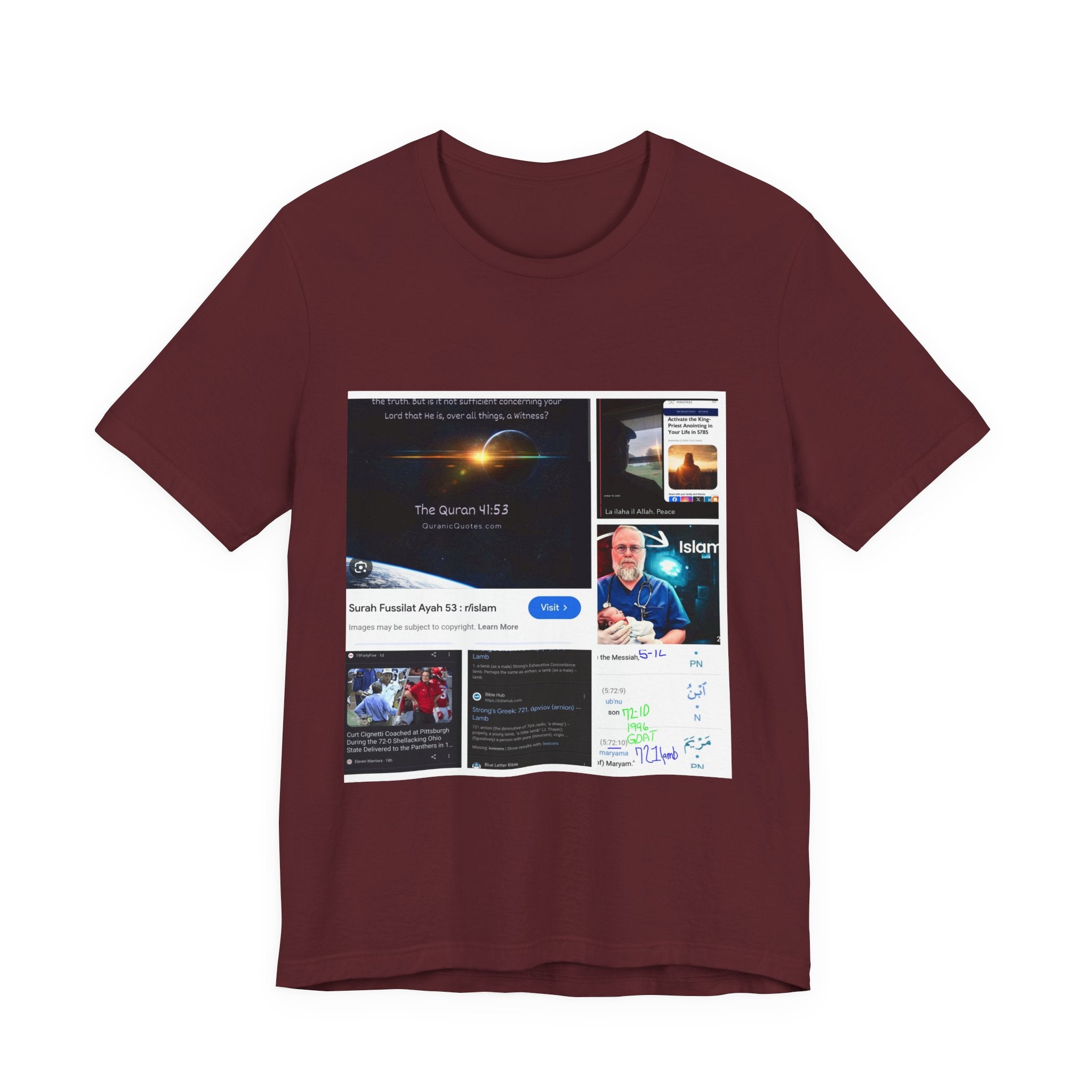 Screenshot Collage Tee — Tech Presentation & Notes Graphic T-Shirt