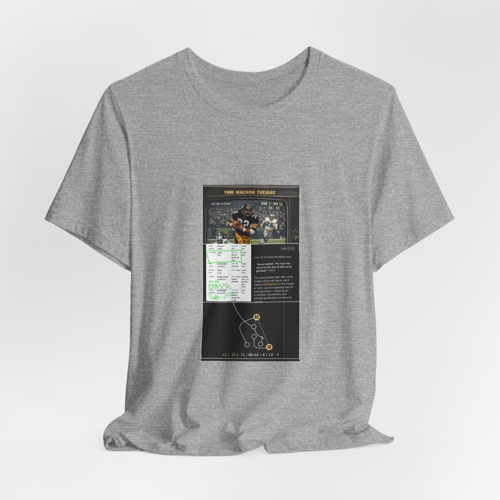 Football Playbook Tee — Game Strategy Diagram Shirt