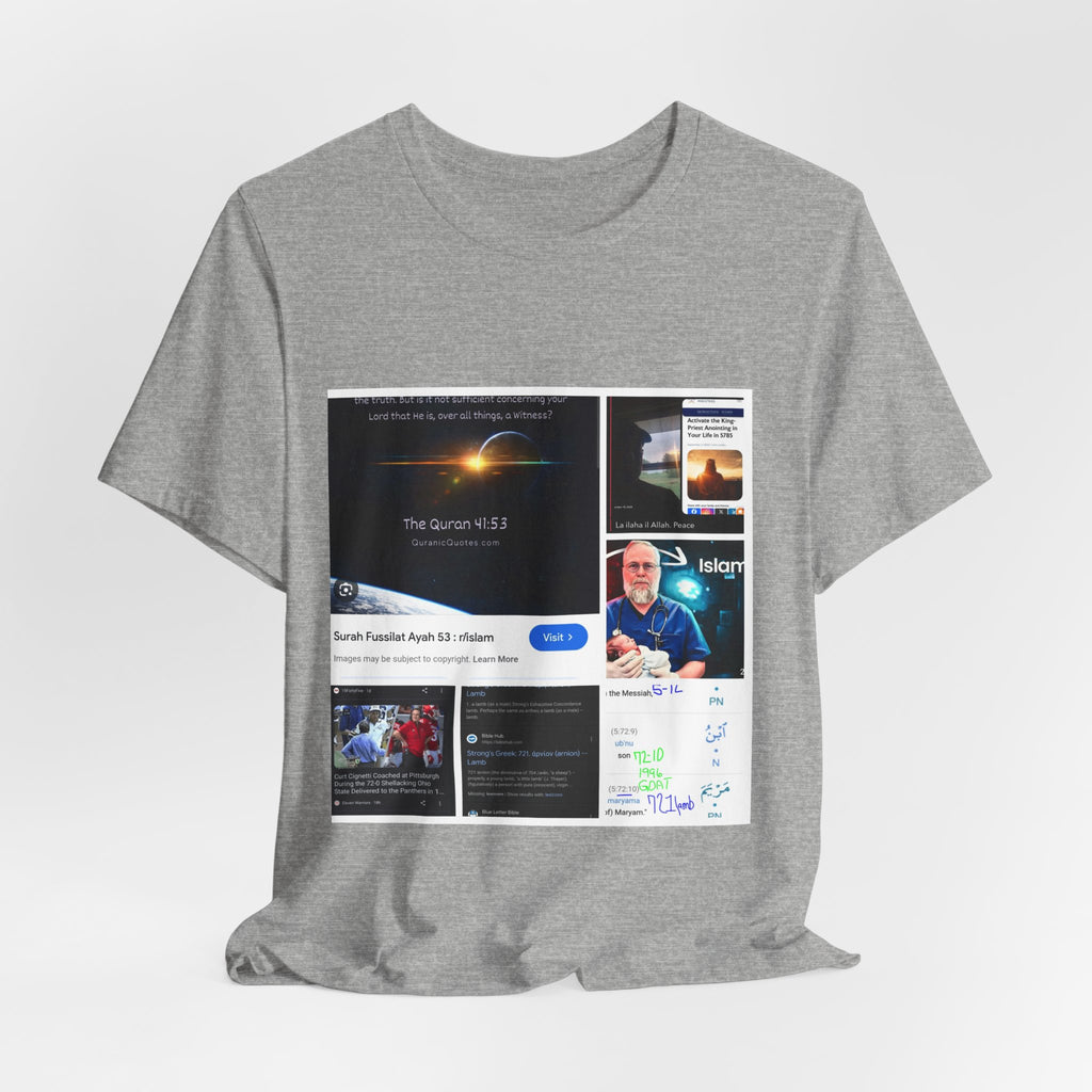 Screenshot Collage Tee — Tech Presentation & Notes Graphic T-Shirt