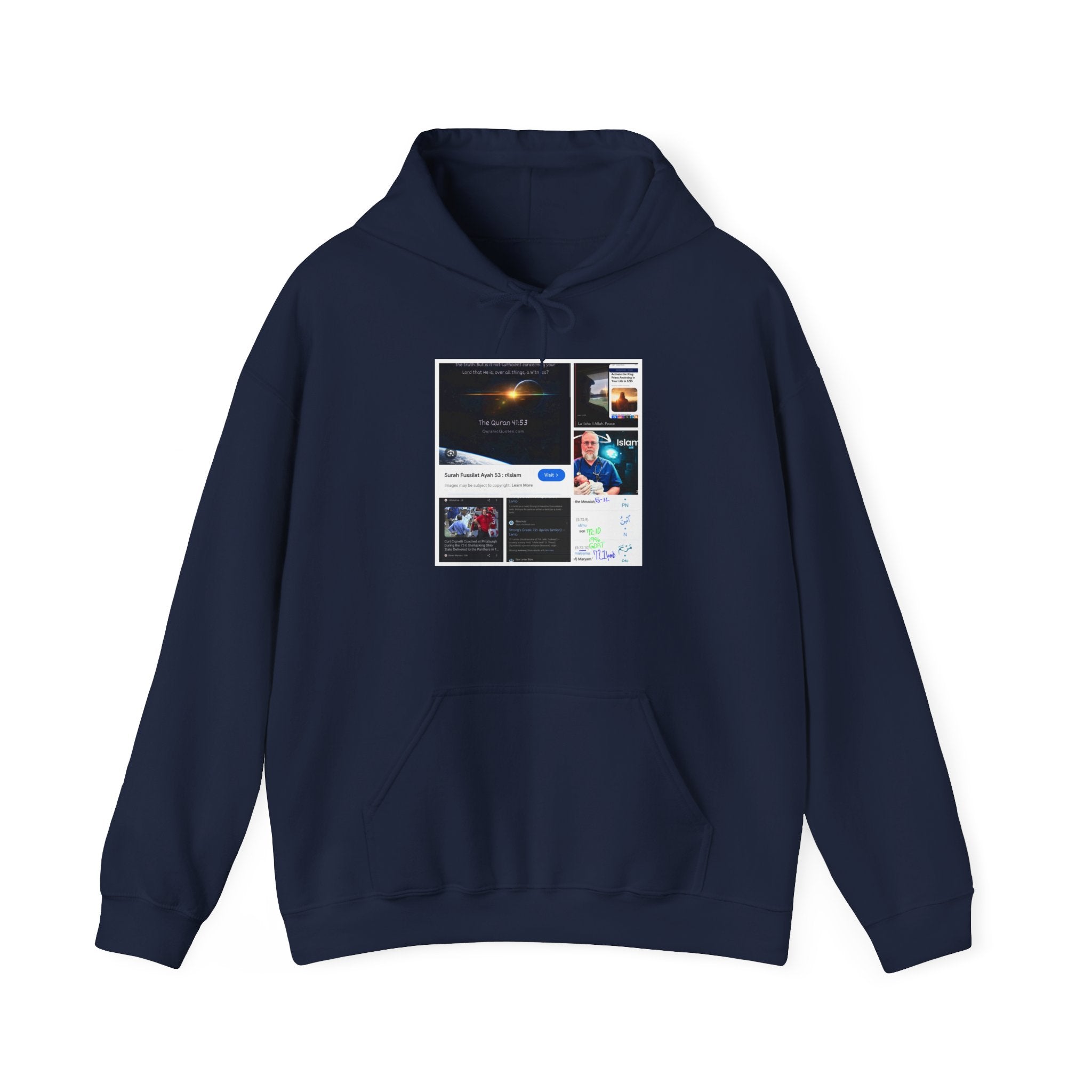 Hoodie with Internet Meme Collage Print – Viral Screenshot Graphic Pullover