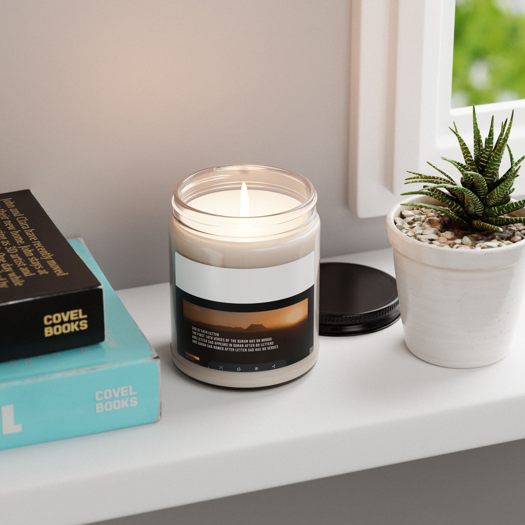 9oz Scented Soy Candle — Warm Sunset Aroma (Jar Candle)