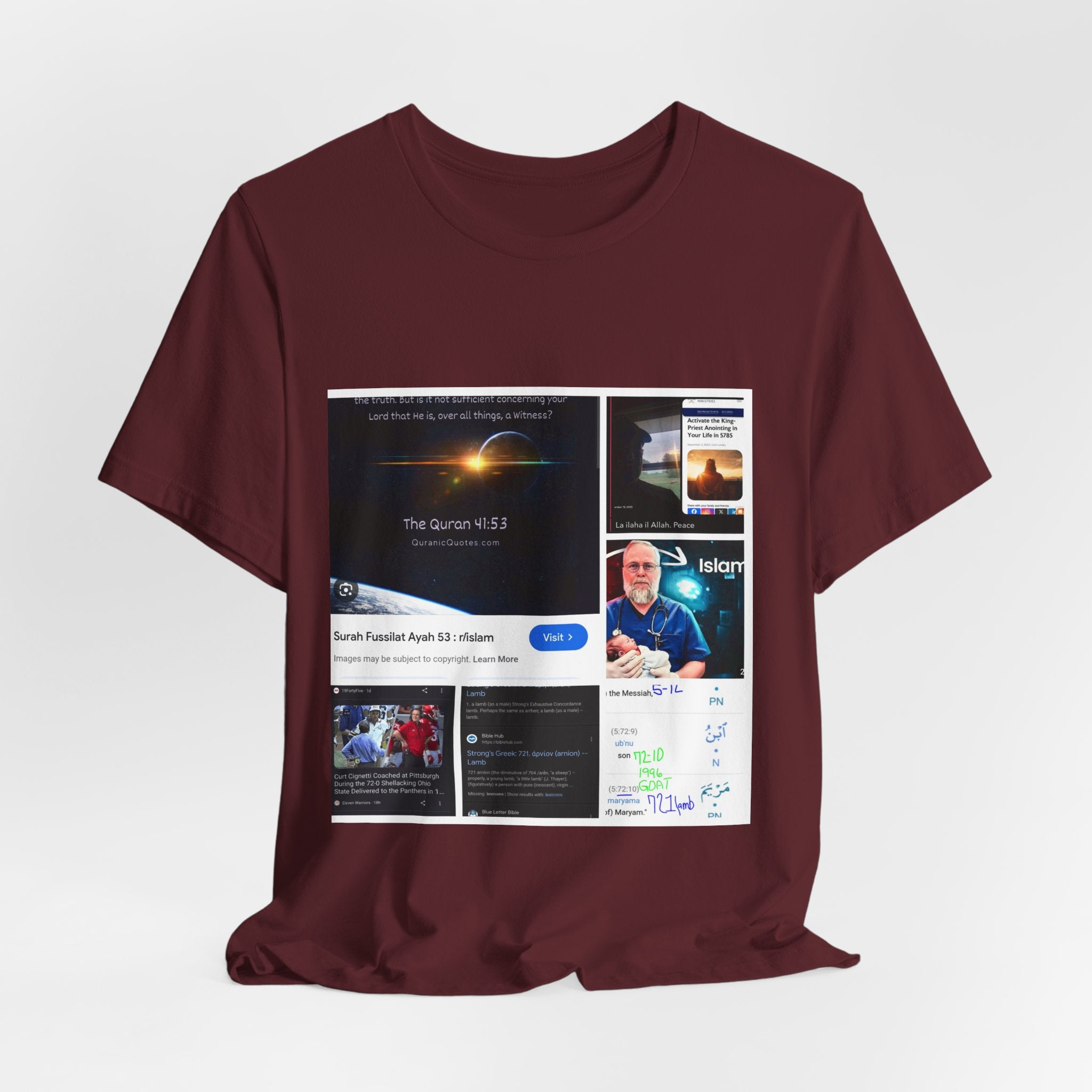 Screenshot Collage Tee — Tech Presentation & Notes Graphic T-Shirt