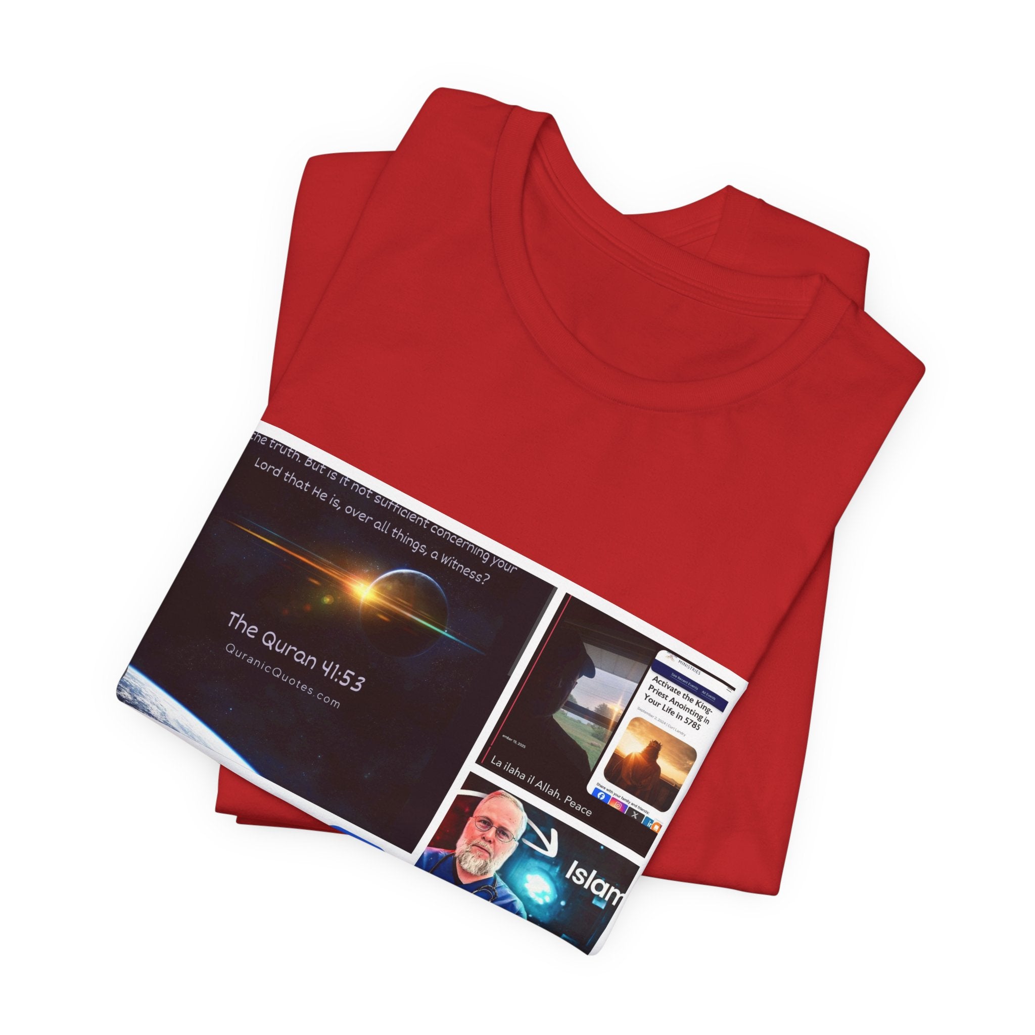 Screenshot Collage Tee — Tech Presentation & Notes Graphic T-Shirt