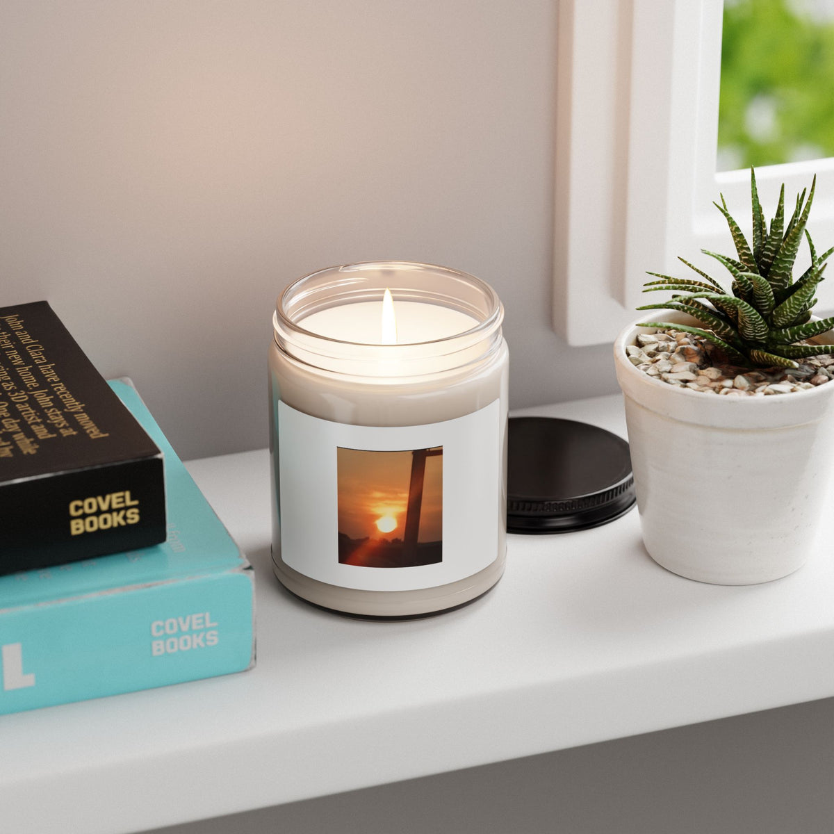 Sunset Breeze Soy Candle — 9oz Scented Jar