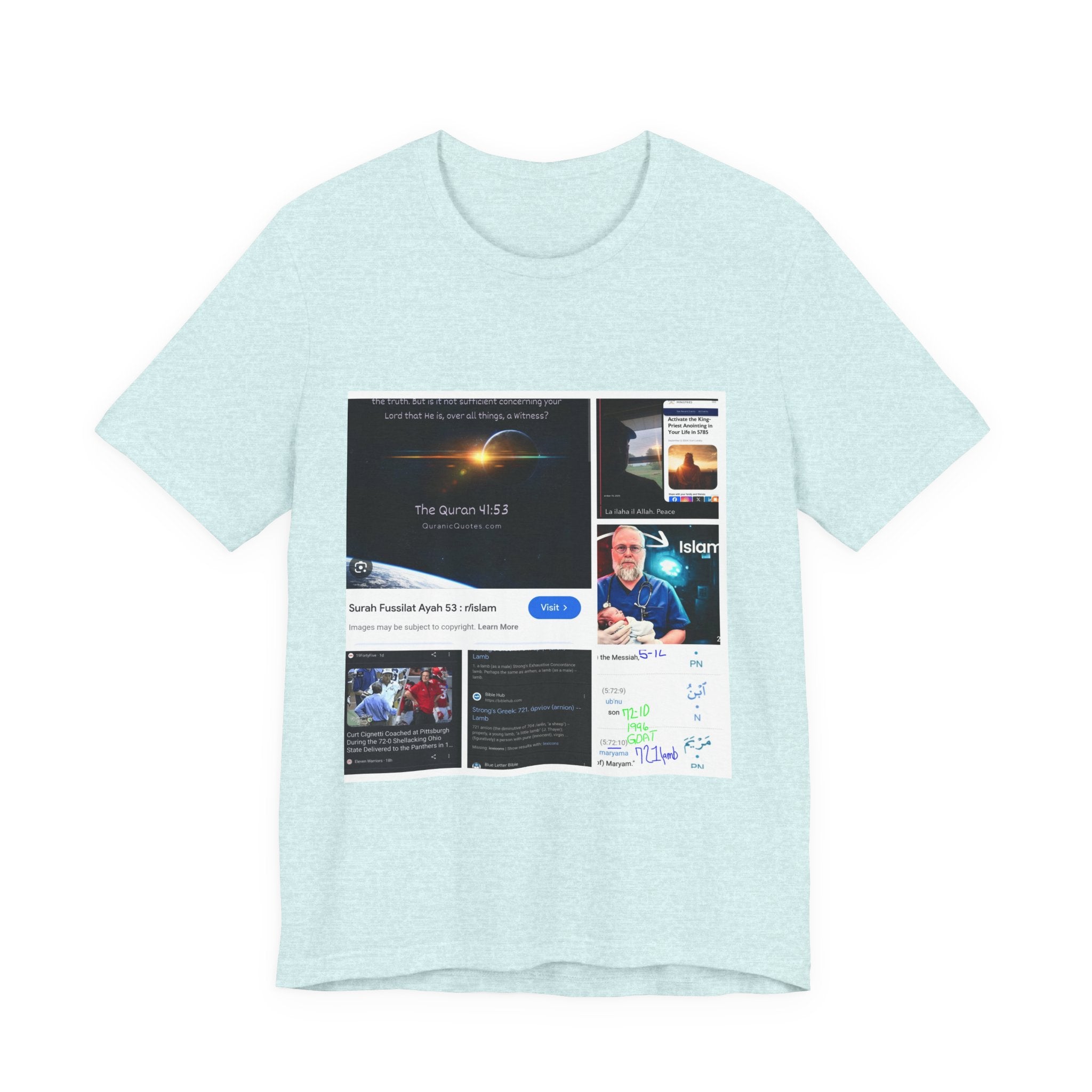 Screenshot Collage Tee — Tech Presentation & Notes Graphic T-Shirt