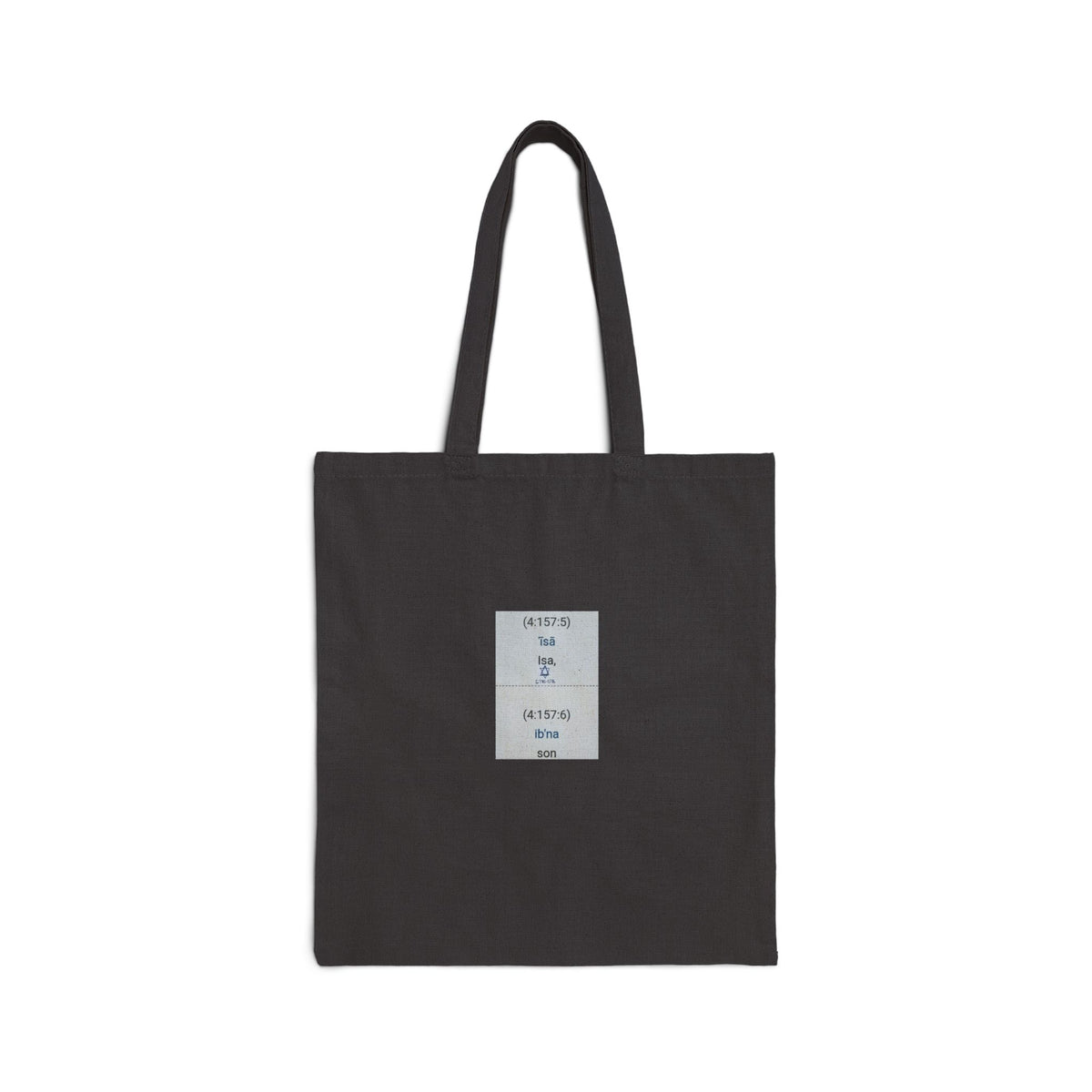 Minimalist 'Nothing To See Here' Canvas Tote Bag