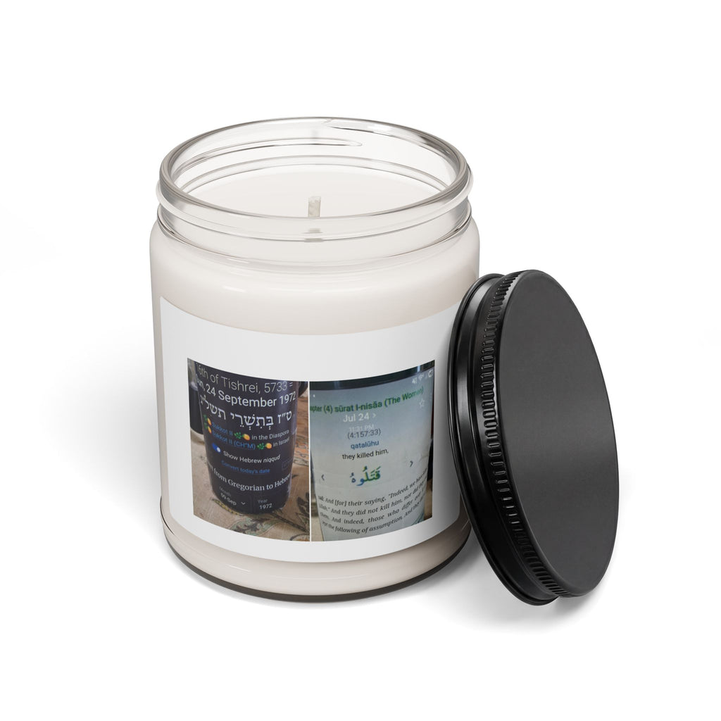 Scented Soy Candle 9oz — Photo-Label Aromatherapy Jar