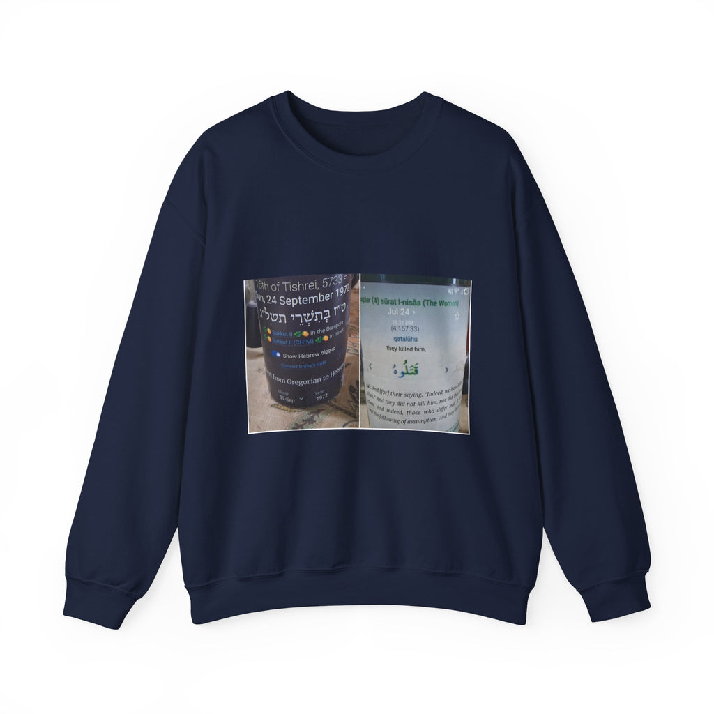 Crewneck Sweatshirt — Vintage Travel Poster Collage