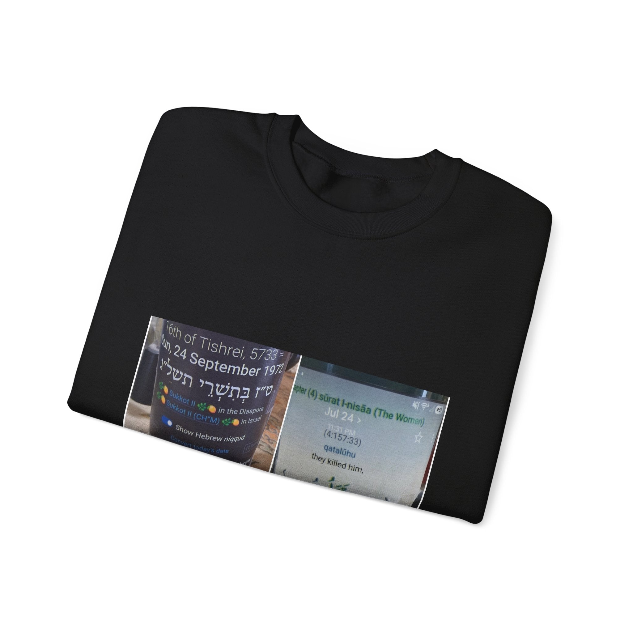 Crewneck Sweatshirt — Vintage Travel Poster Collage