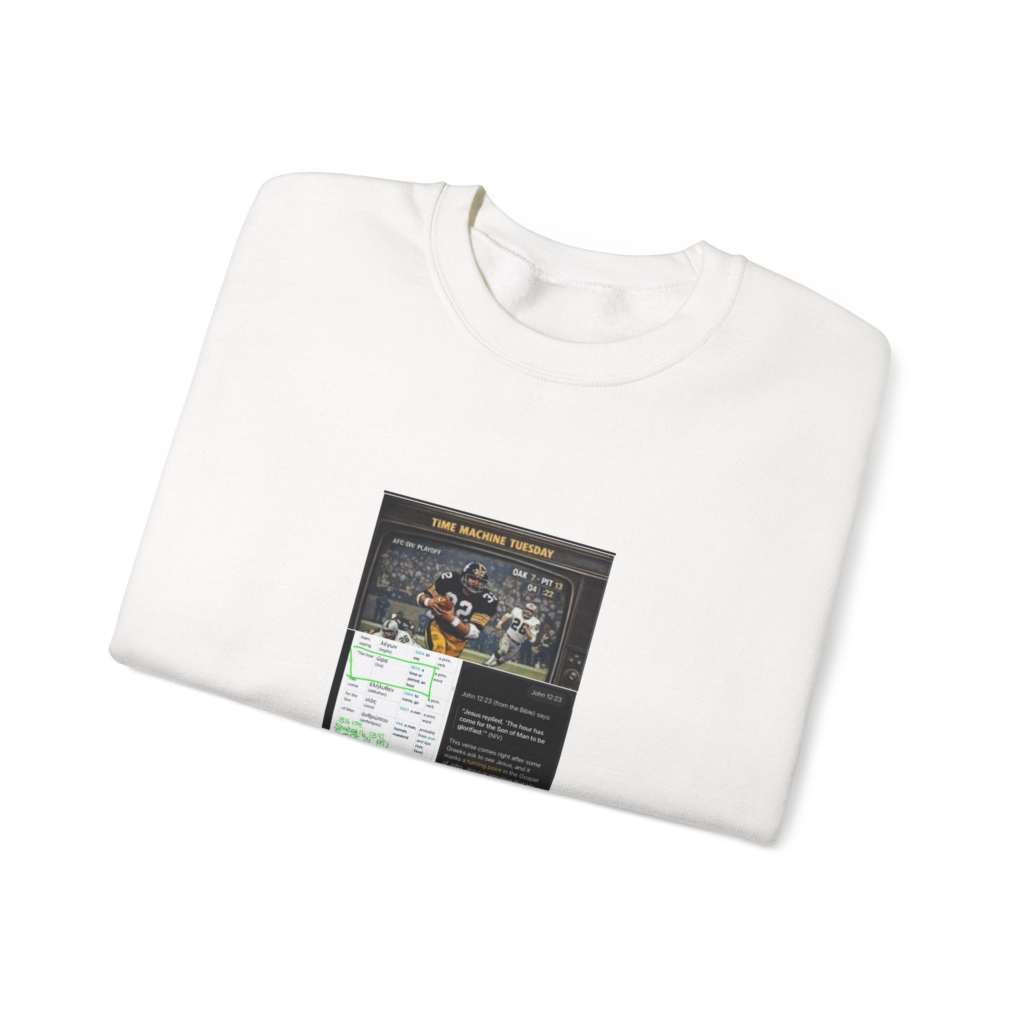Crewneck Sweatshirt — Nostalgic Game Night Poster Design