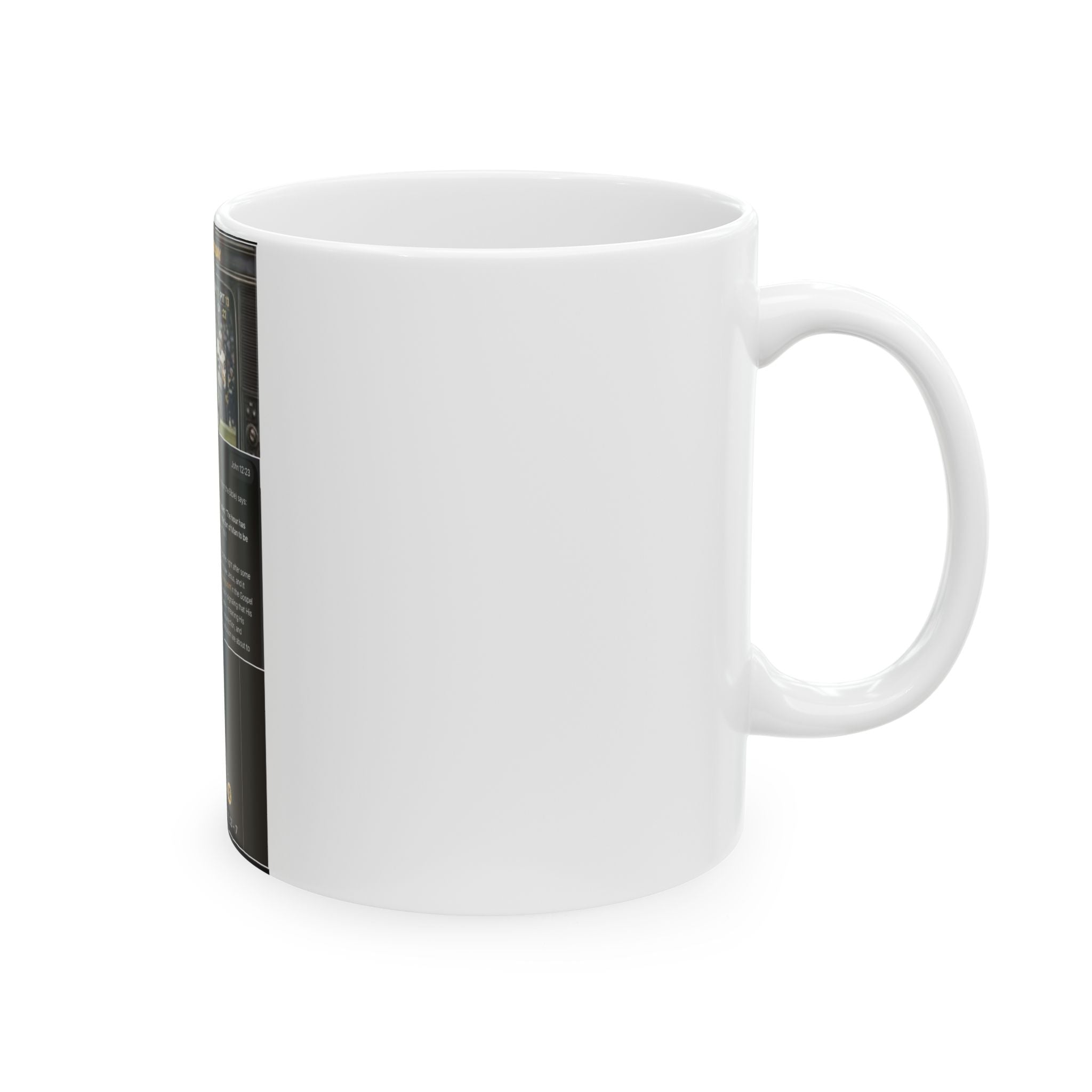 Football Play Diagram Ceramic Mug — "Time Machine Tuesday" Game Breakdown (11oz & 15oz)