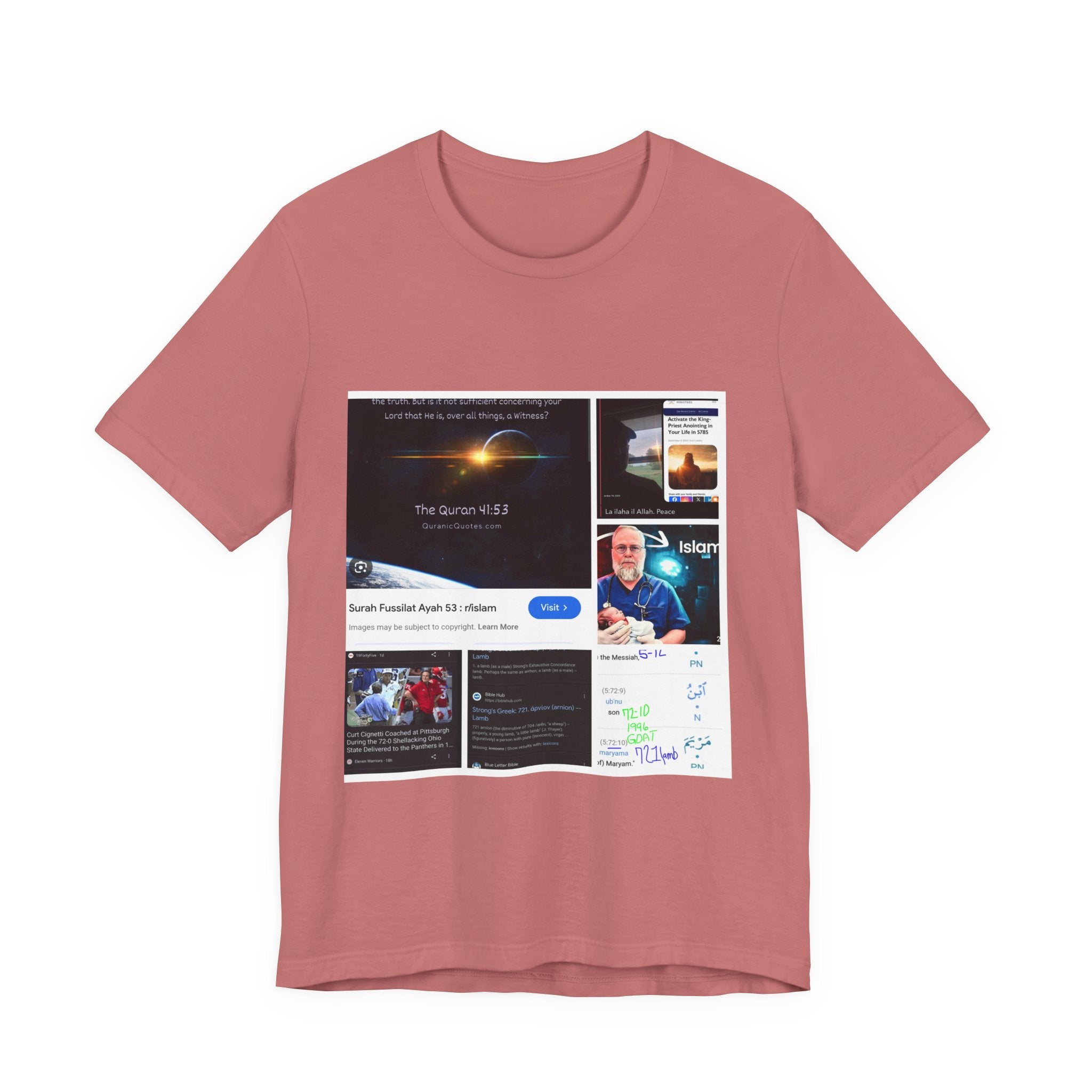 Screenshot Collage Tee — Tech Presentation & Notes Graphic T-Shirt