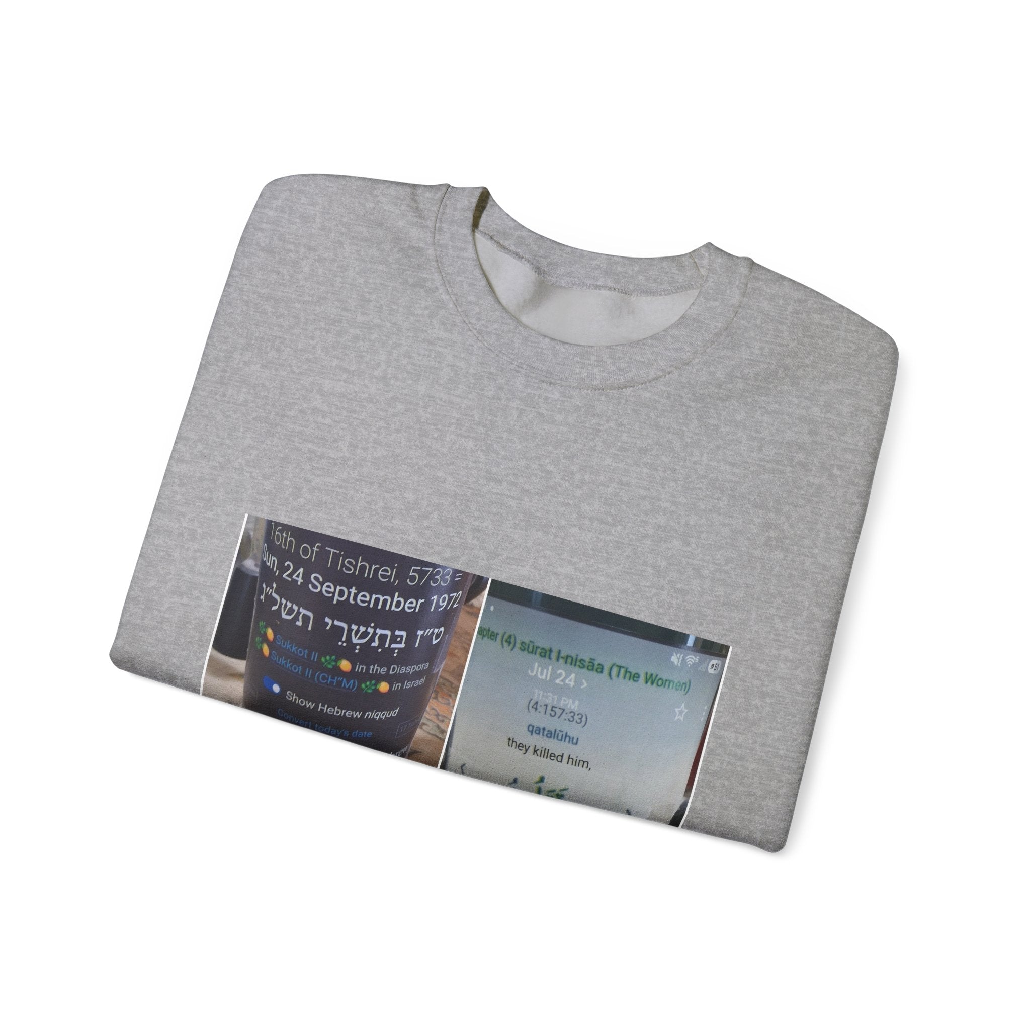 Crewneck Sweatshirt — Vintage Travel Poster Collage