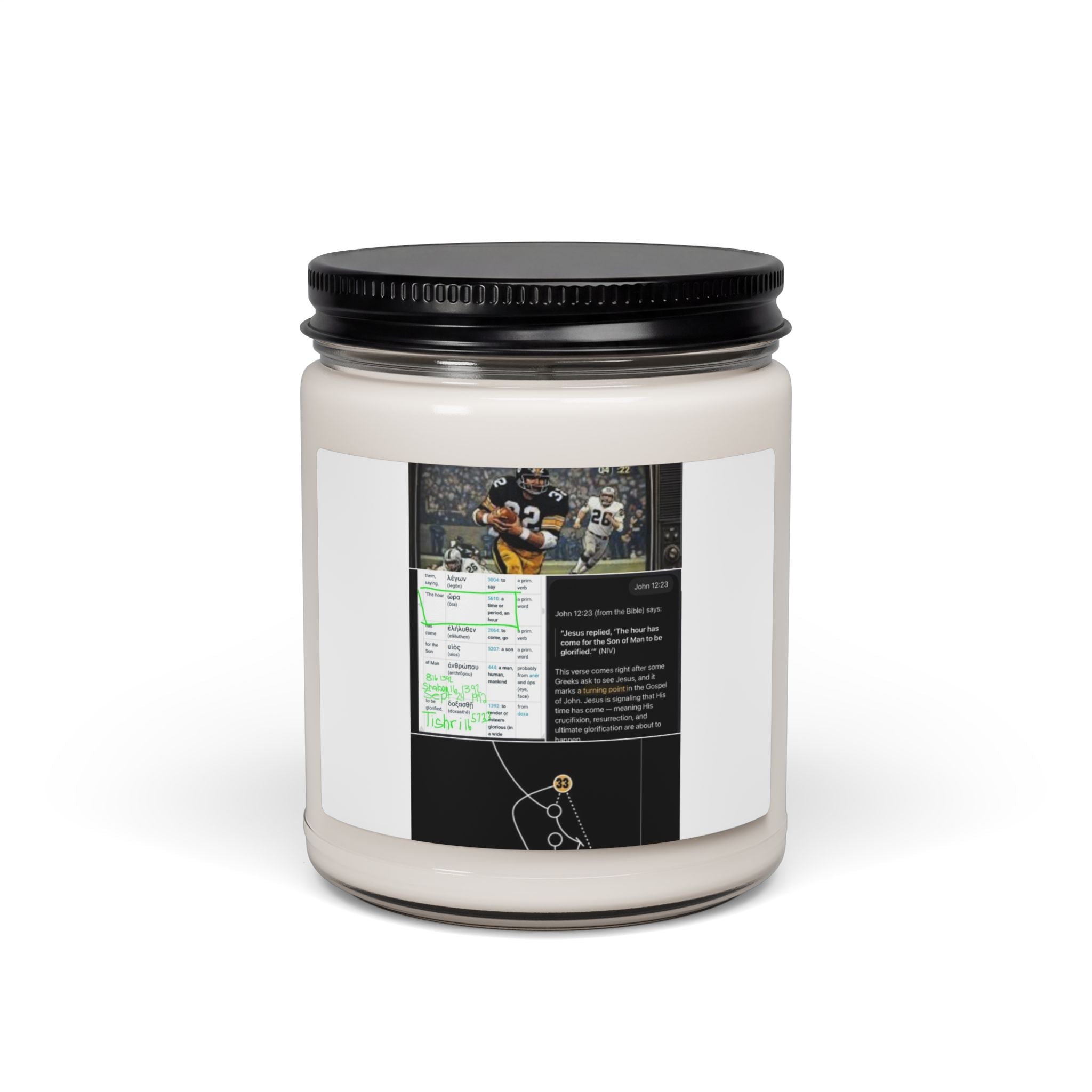 Soy Candle — Personalized Sports Memory Scent (9oz)
