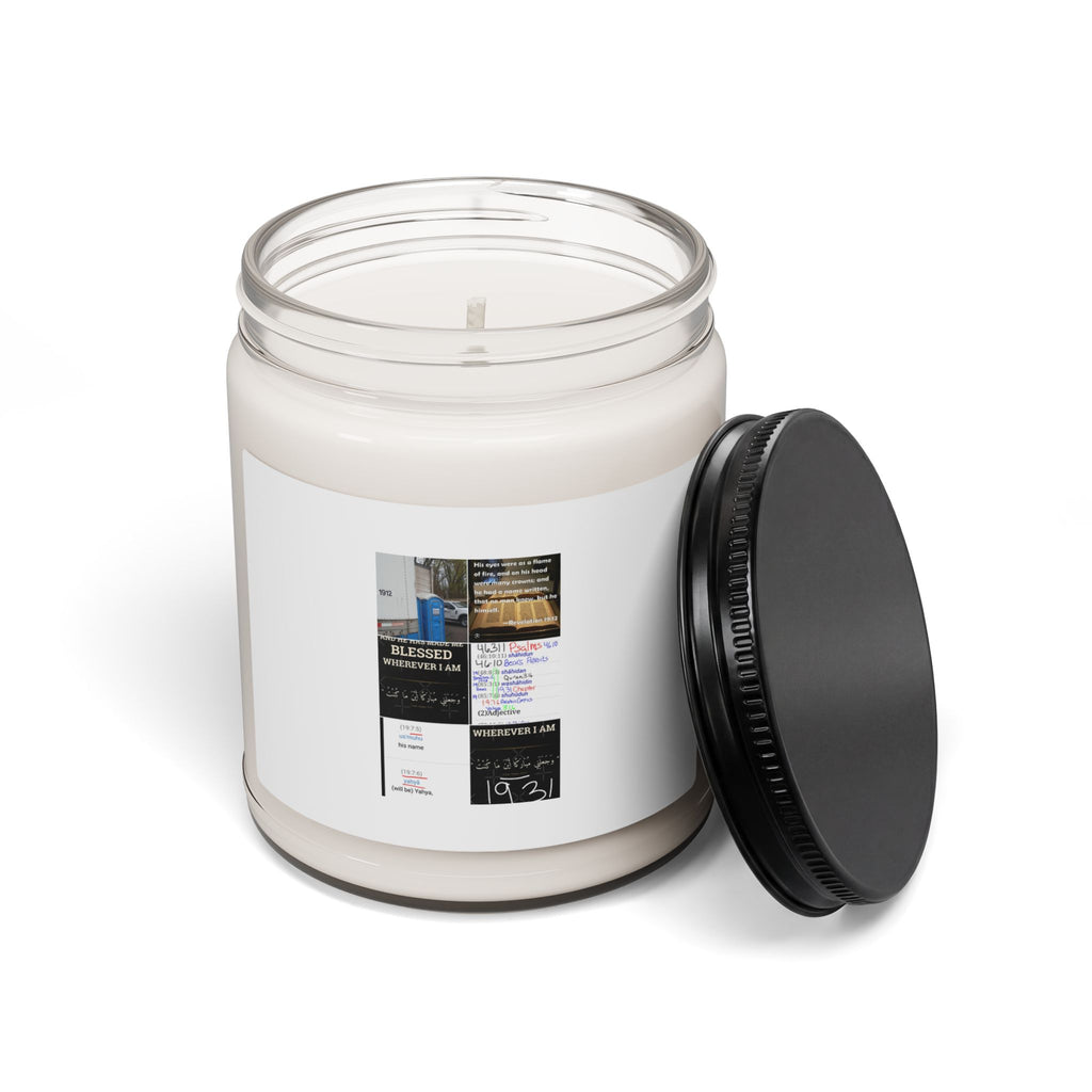 Soy Candle — Inspirational Quote Collage Scented Jar (9 oz)