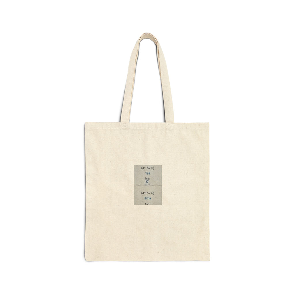 Minimalist 'Nothing To See Here' Canvas Tote Bag